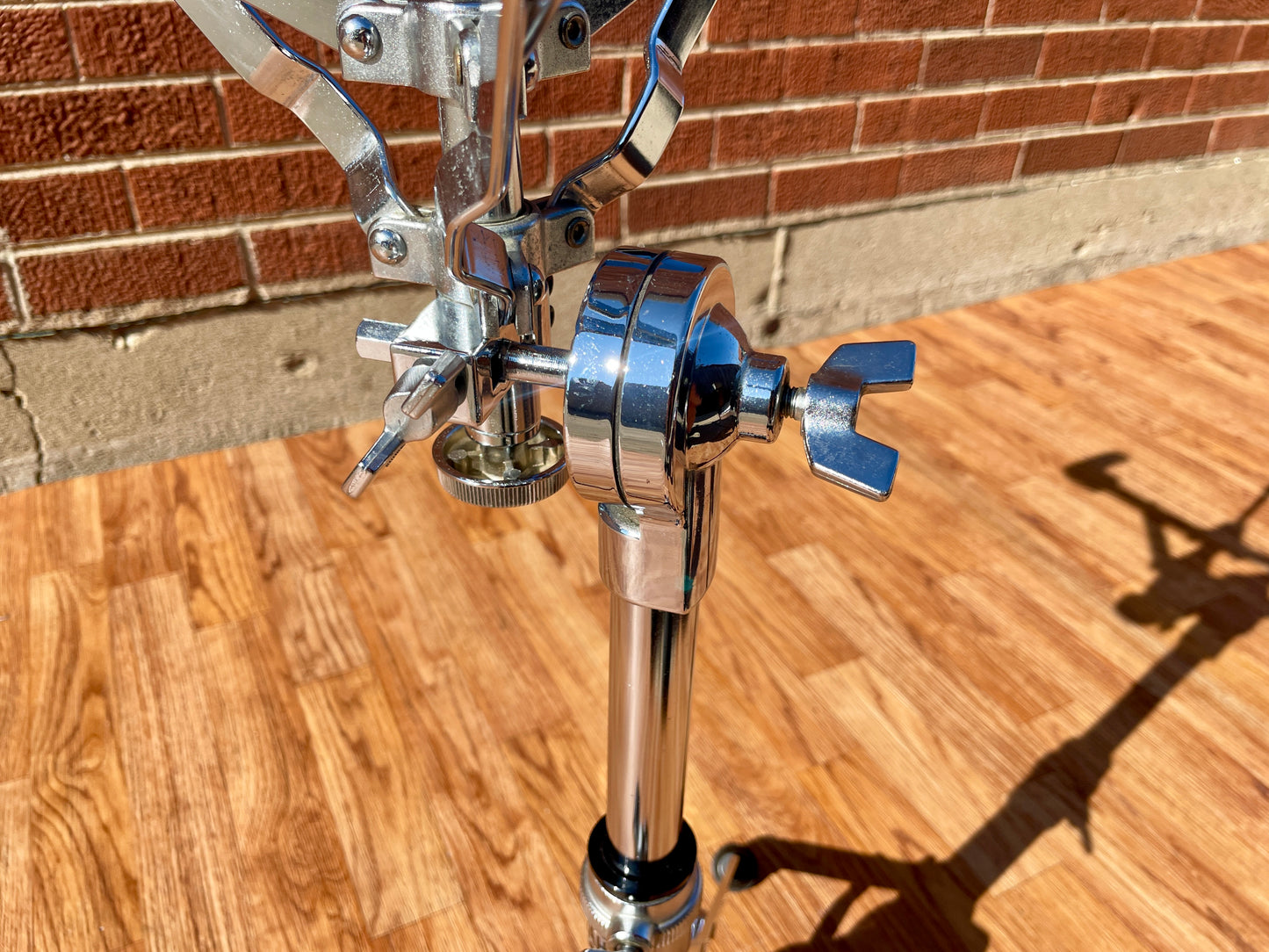 1980s Yamaha SS-910 Single Braced Snare Stand MIJ Silver Label