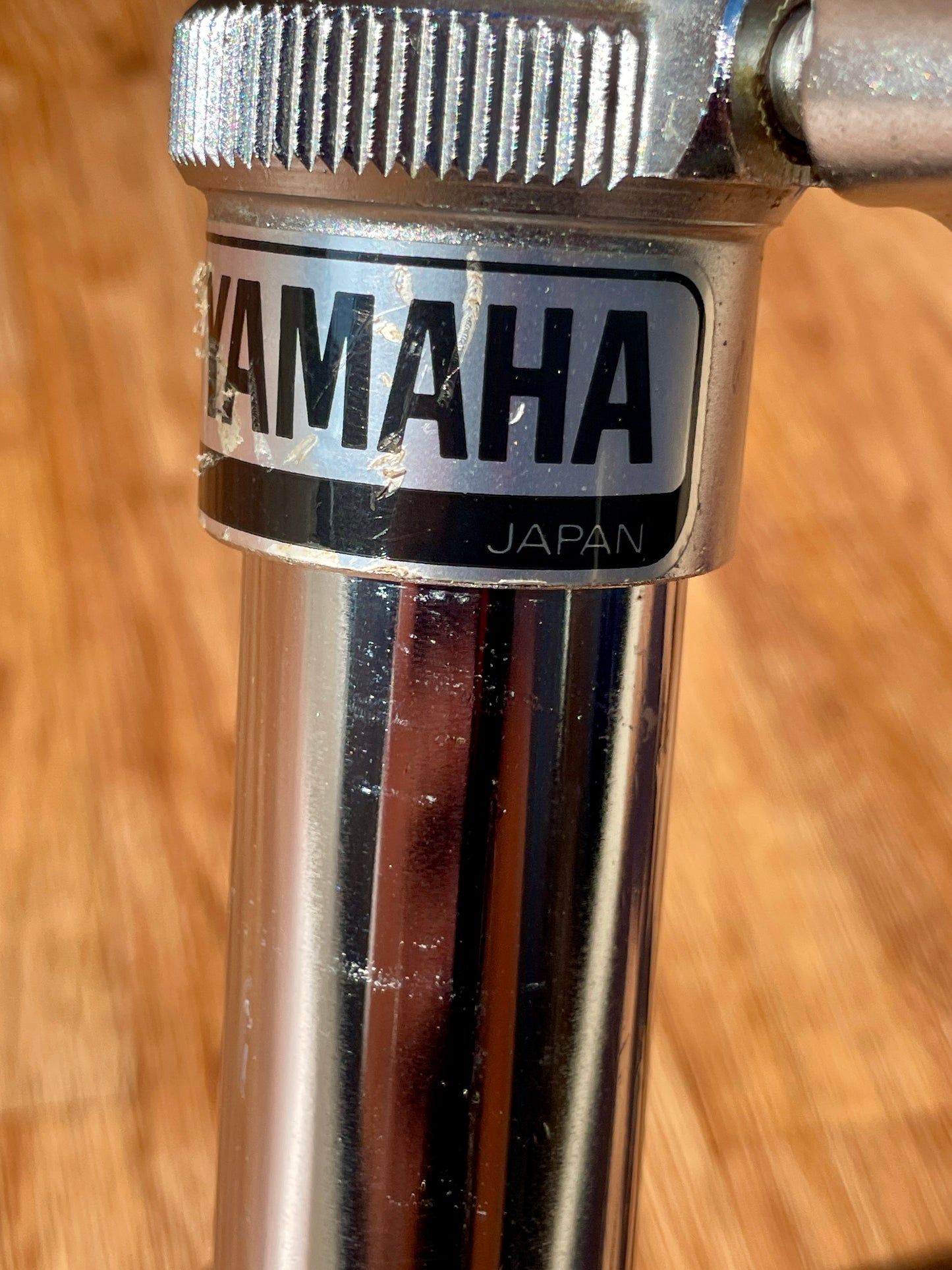 1980s Yamaha SS-910 Single Braced Snare Stand MIJ Silver Label