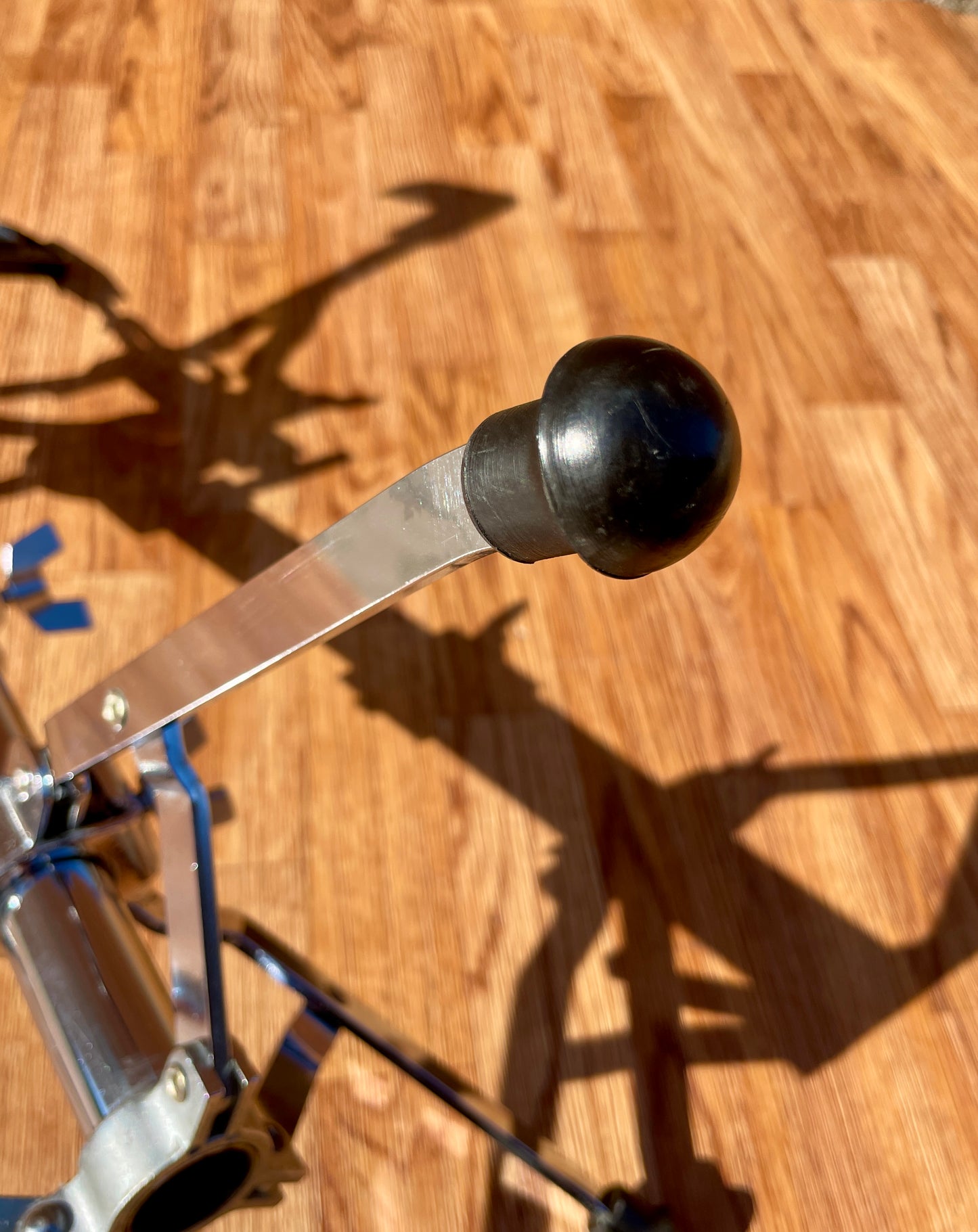 1980s Yamaha SS-910 Single Braced Snare Stand MIJ Silver Label