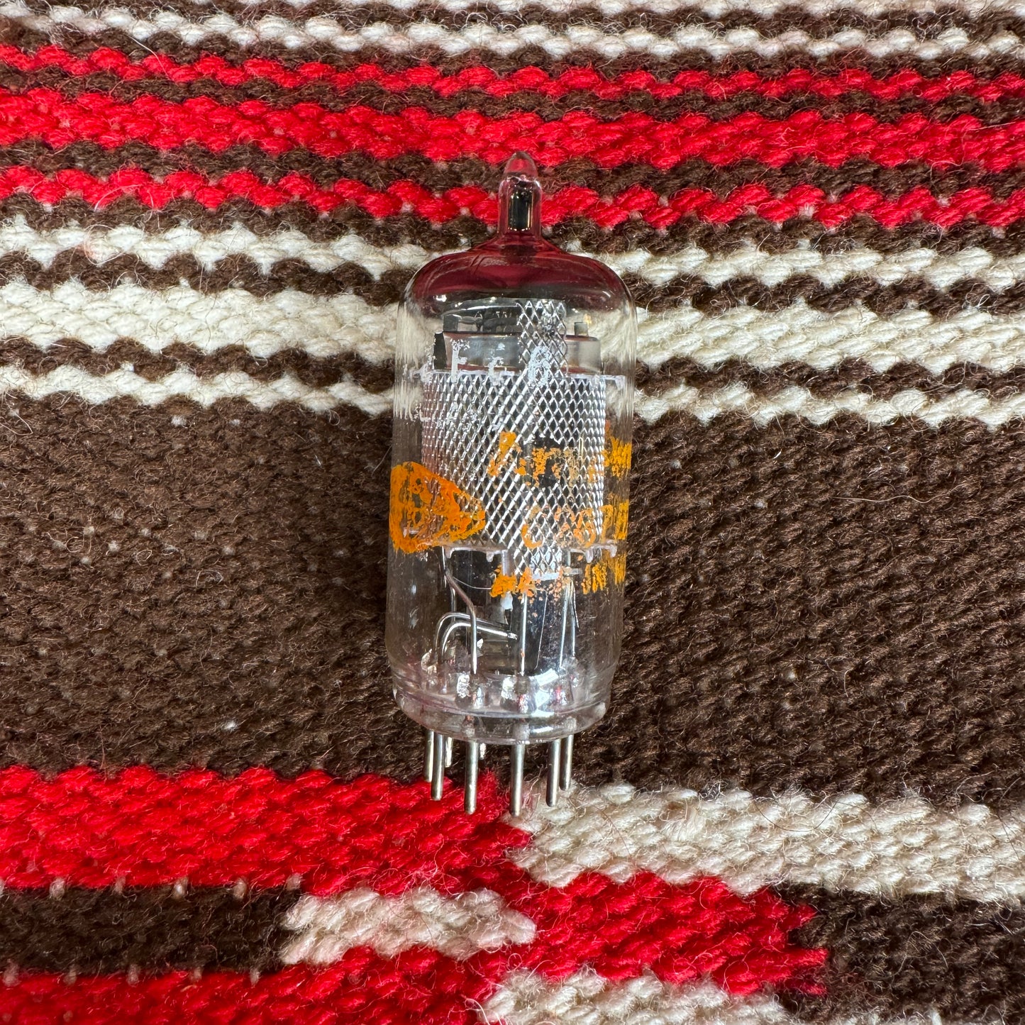 Vintage Amperex EF86 / 6267 Amplifier Preamp Tube Mesh Plate #177