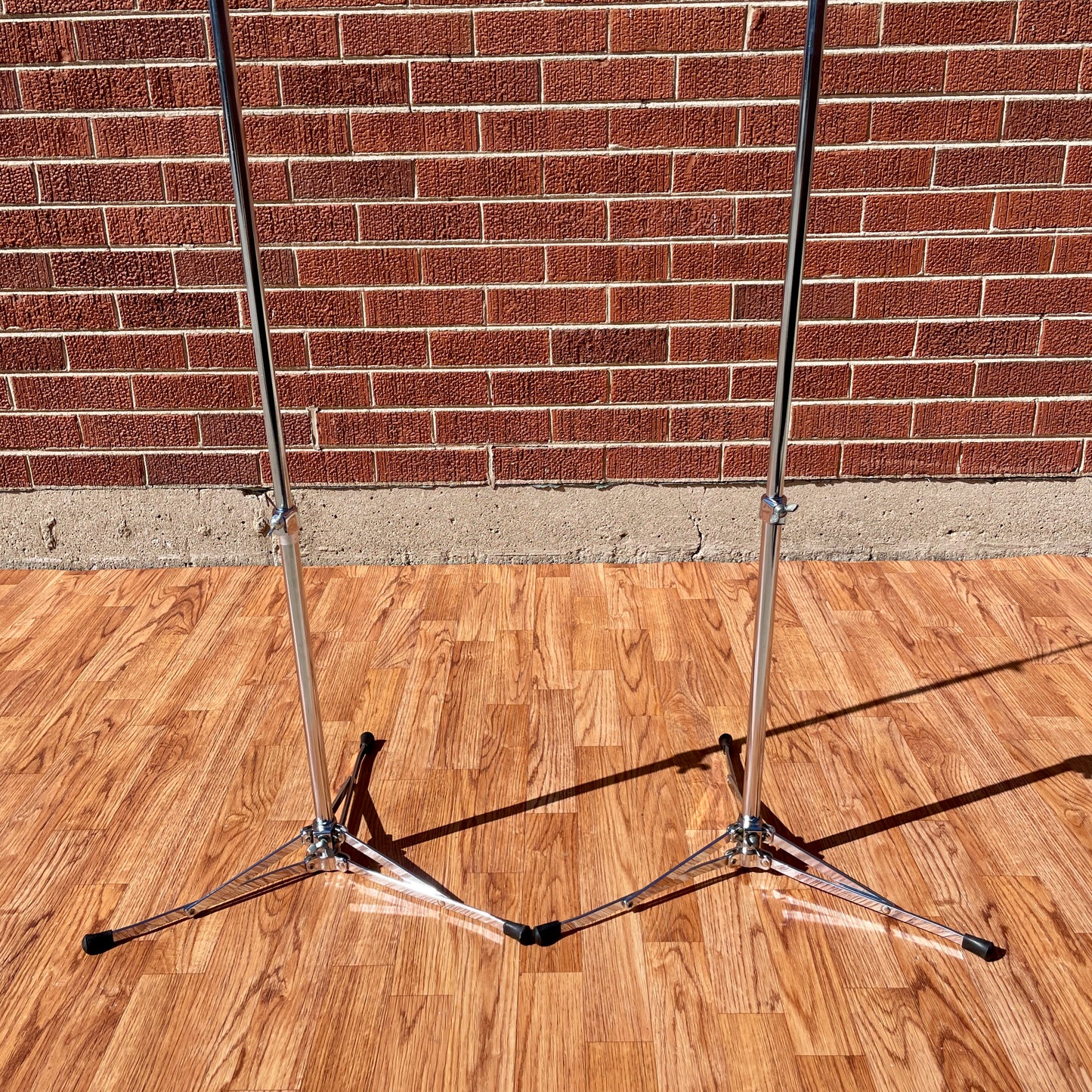 1960s Ludwig 1400 Flat Base Straight Cymbal Stand Pair (2 Pcs.)