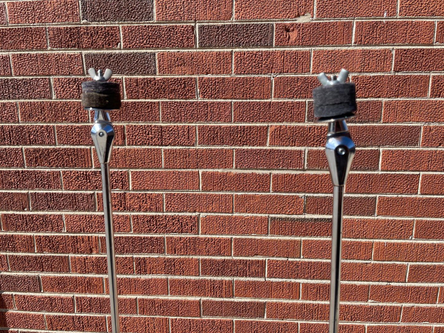 1960s Ludwig 1400 Flat Base Straight Cymbal Stand Pair (2 Pcs.)