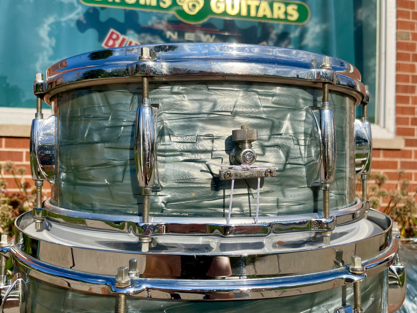 1950s Gretsch Round Badge Bop Outfit Drum Set Midnight Blue Pearl 20/13/16 w/ 5.5x14 Snare