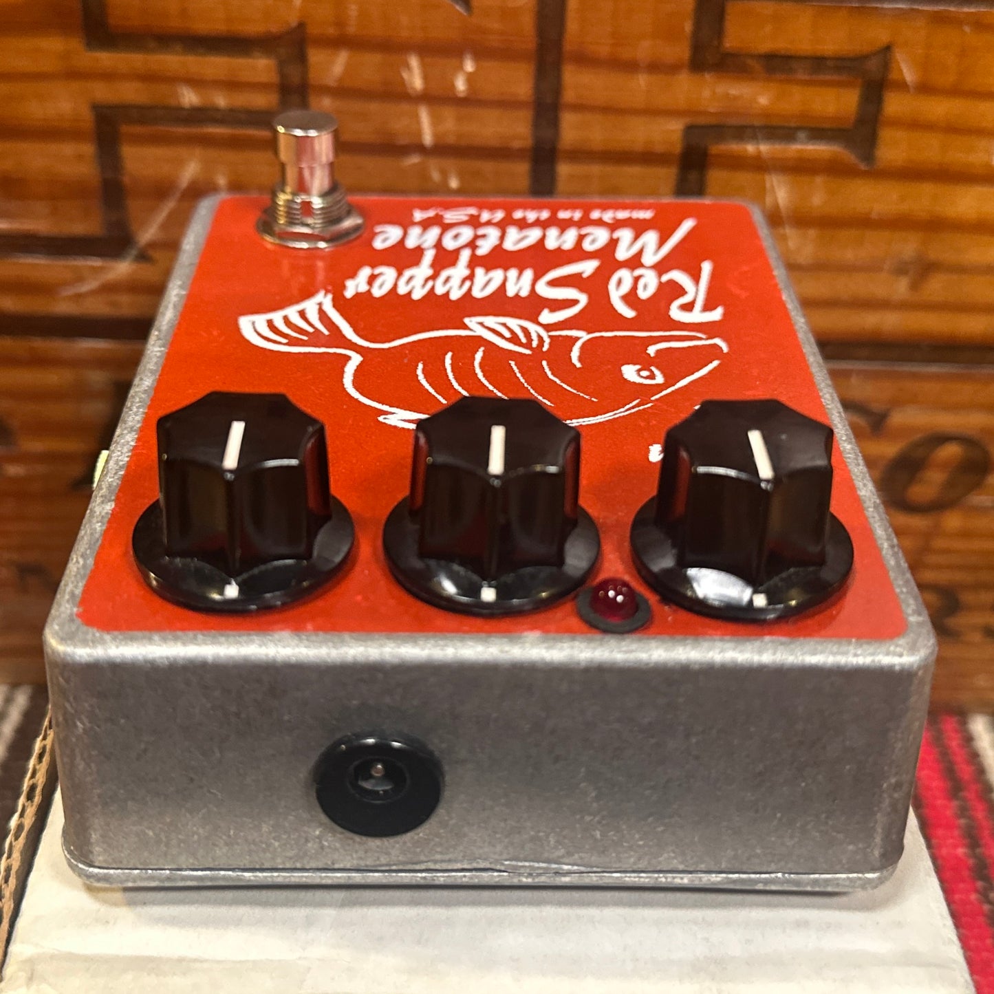1999 Menatone Red Snapper Overdrive Pedal w/ Original Box
