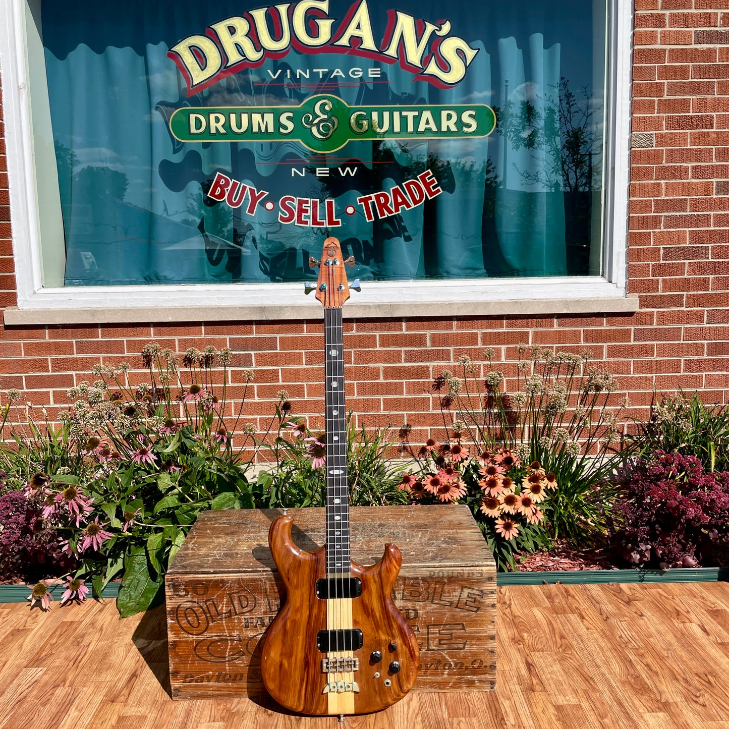 1982 Alembic Spoiler Bass Guitar w/ Hardshell Case