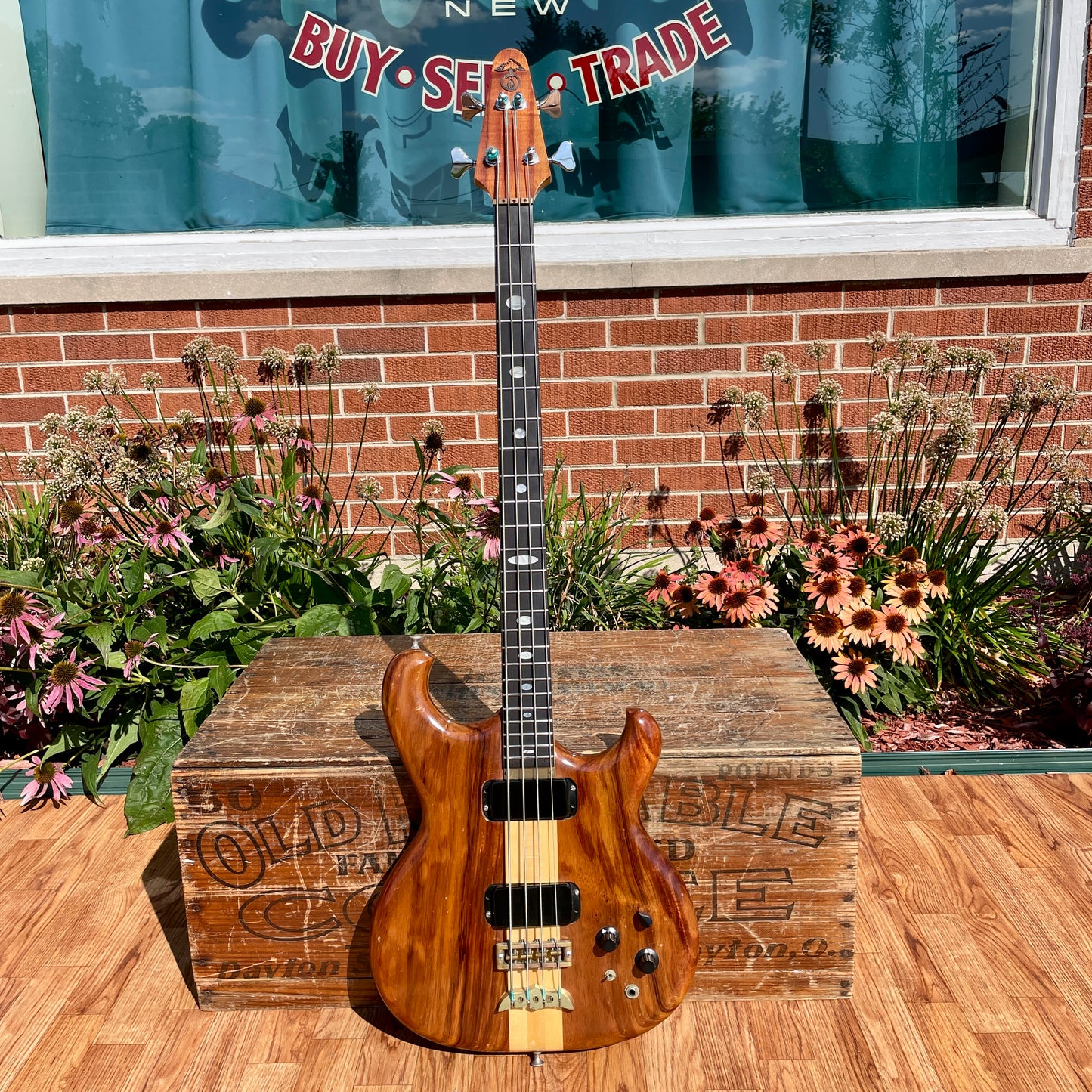 1982 Alembic Spoiler Bass Guitar w/ Hardshell Case