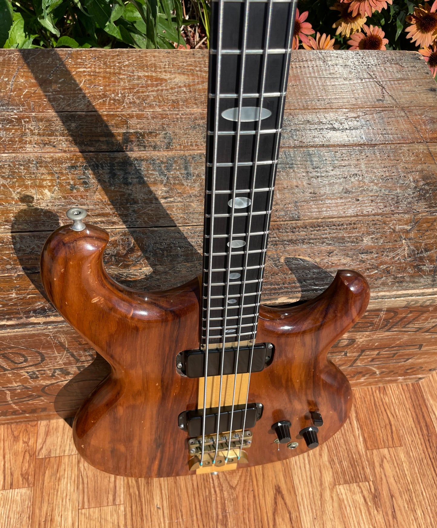 1982 Alembic Spoiler Bass Guitar w/ Hardshell Case