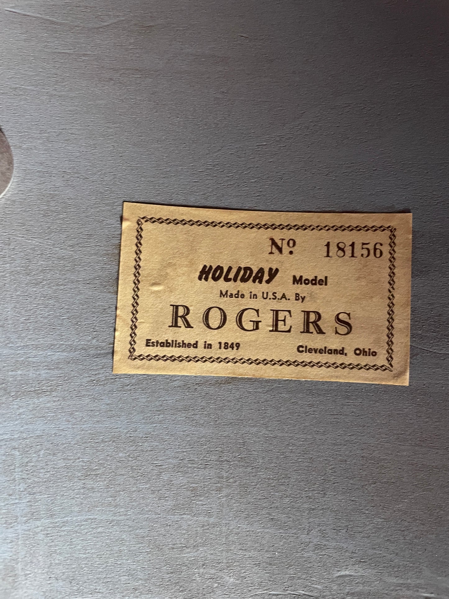 1960s Rogers Holiday Buddy Rich Celebrity Drum Set Steel Gray Ripple Pearl 22/13/16 Cleveland