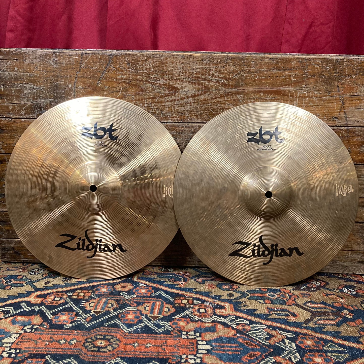 Zildjian ZBT Cymbal Pack w/ 14" Hi-Hats, 16" Crash, & 20" Ride