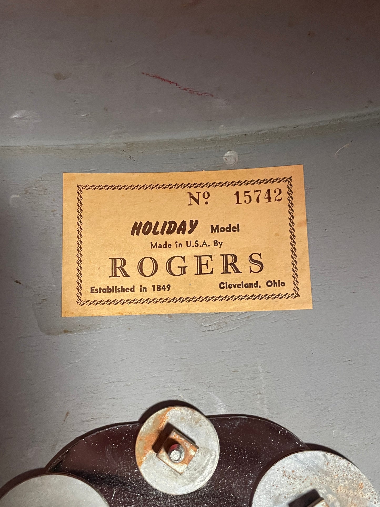 1960s Rogers Holiday Buddy Rich Celebrity Drum Set Steel Gray Ripple Pearl 22/13/16 Cleveland