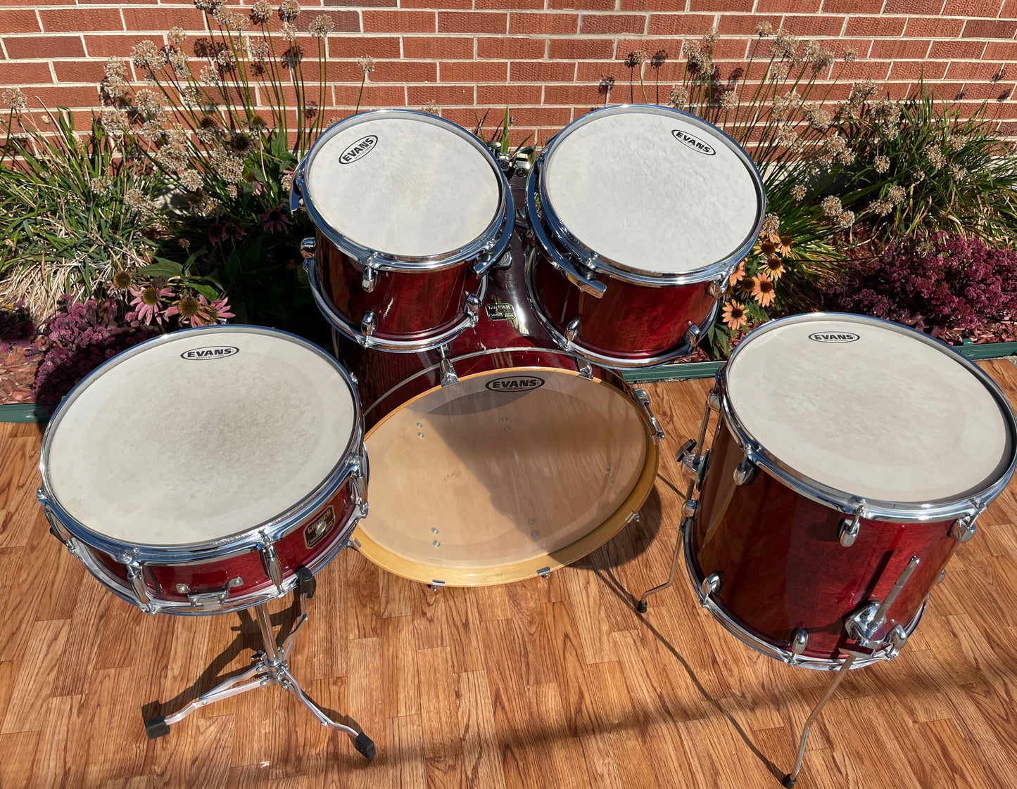 Gretsch Catalina Birch Drum Set Dark Walnut 22/10/12/14 w/ 5x14 Snare