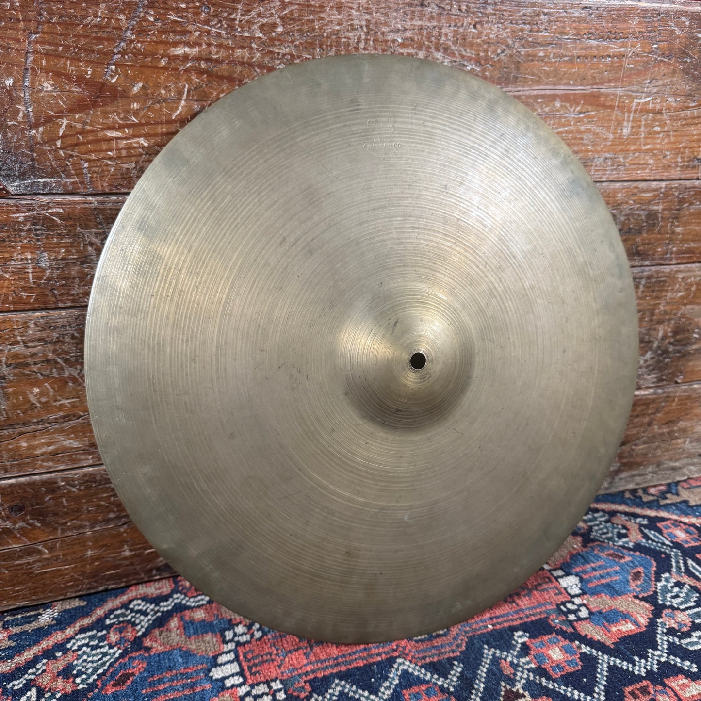 16" Zildjian A 1950s Trans Stamp Hi-Hat Cymbal Pair 1000g/1084g *Video Demo*