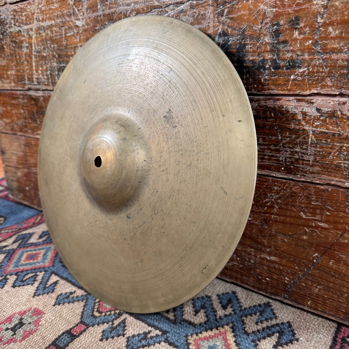 12" Zilco By Zildjian 1930s-1950s Hi-Hat Single / Splash Cymbal 436g *Video Demo*