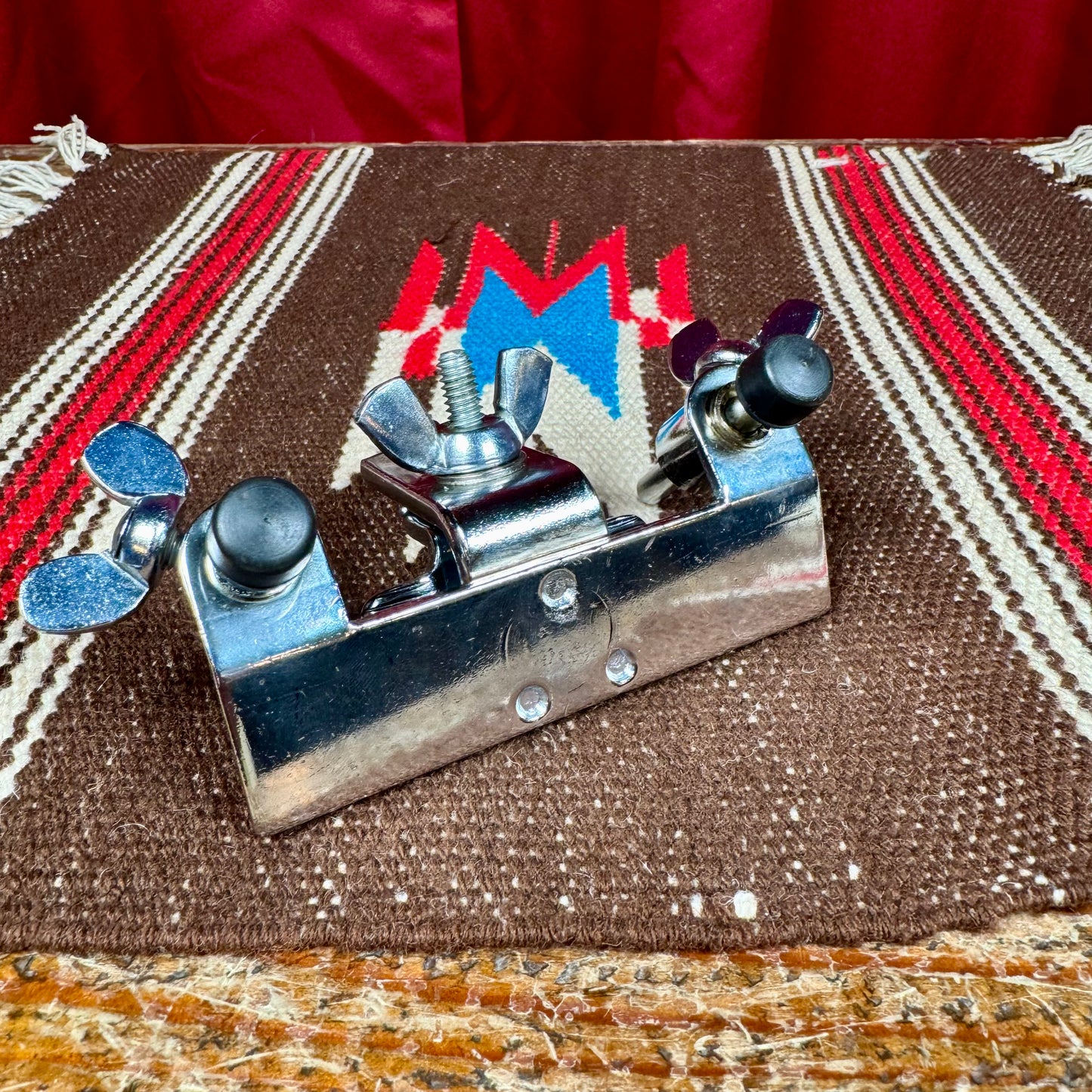 1970s Ludwig Bass Drum Anchor No. 1304-1 Chrome