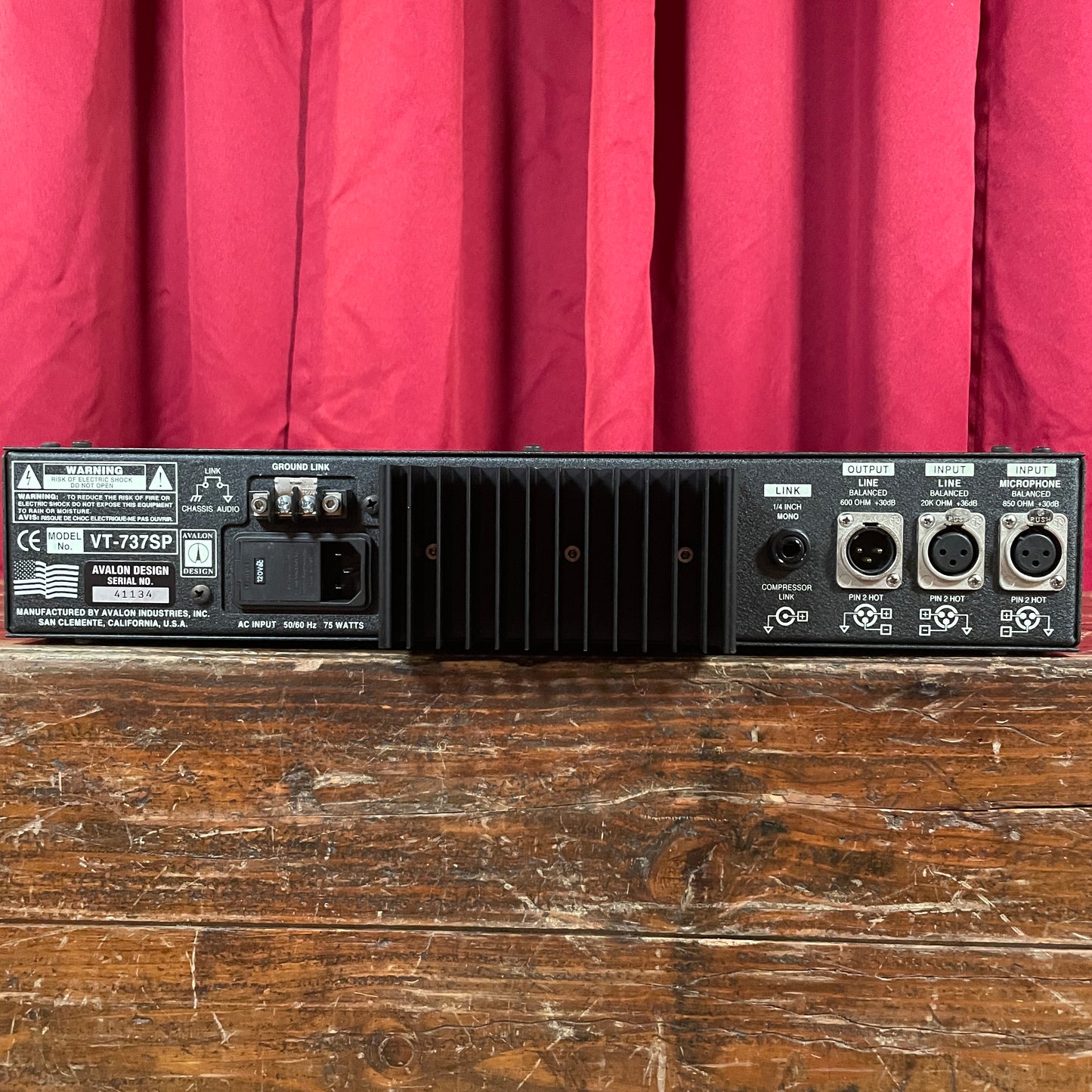 Avalon VT-737sp Tube Channel Strip