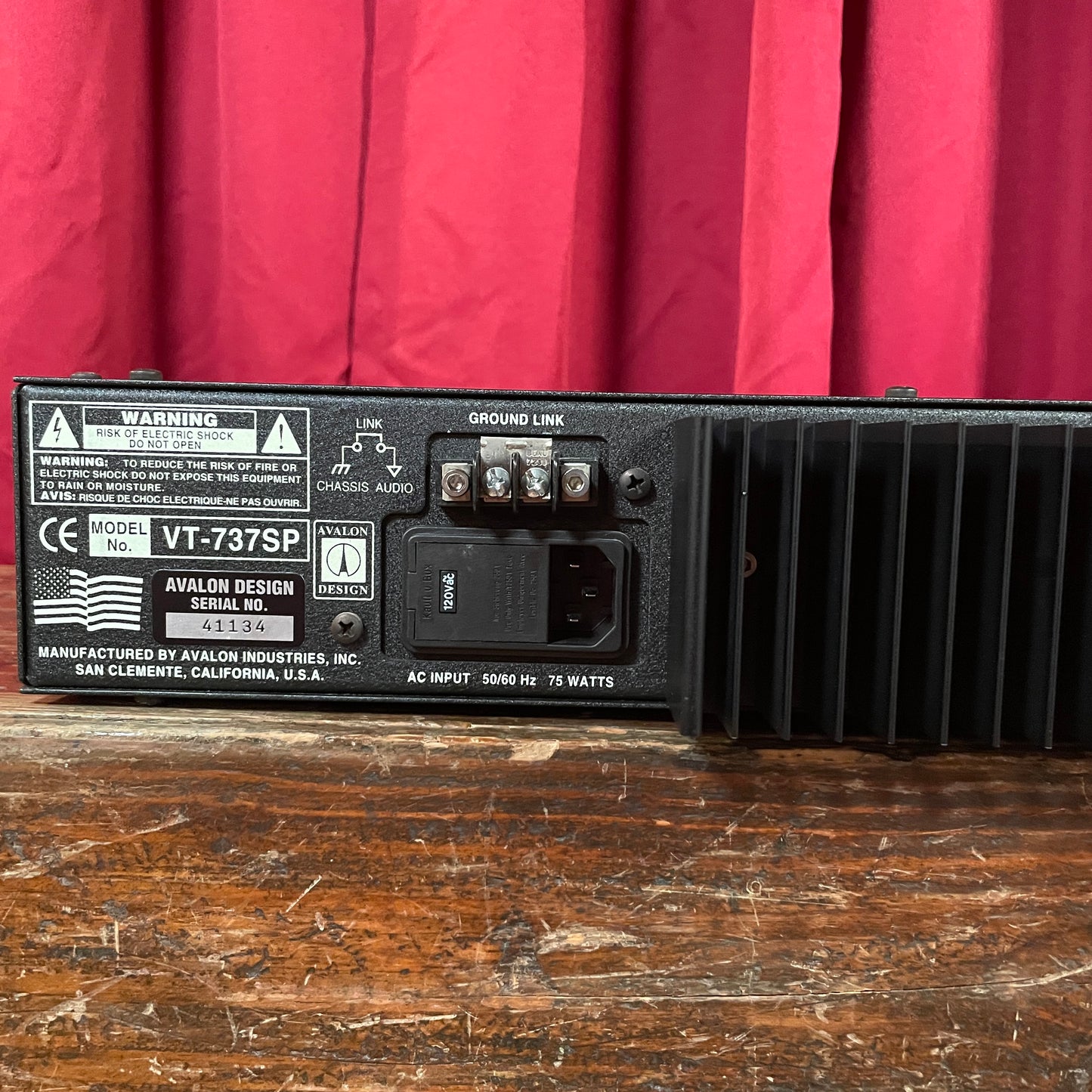 Avalon VT-737sp Tube Channel Strip