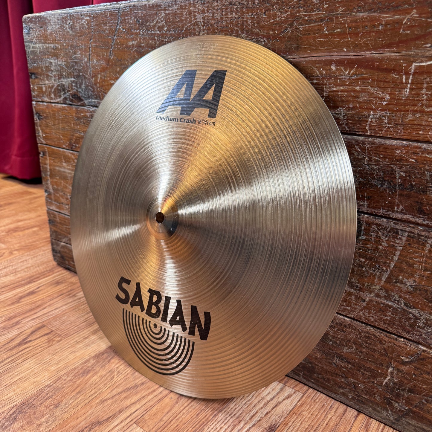 16" Sabian AA Medium Crash Cymbal 1246g *Video Demo*
