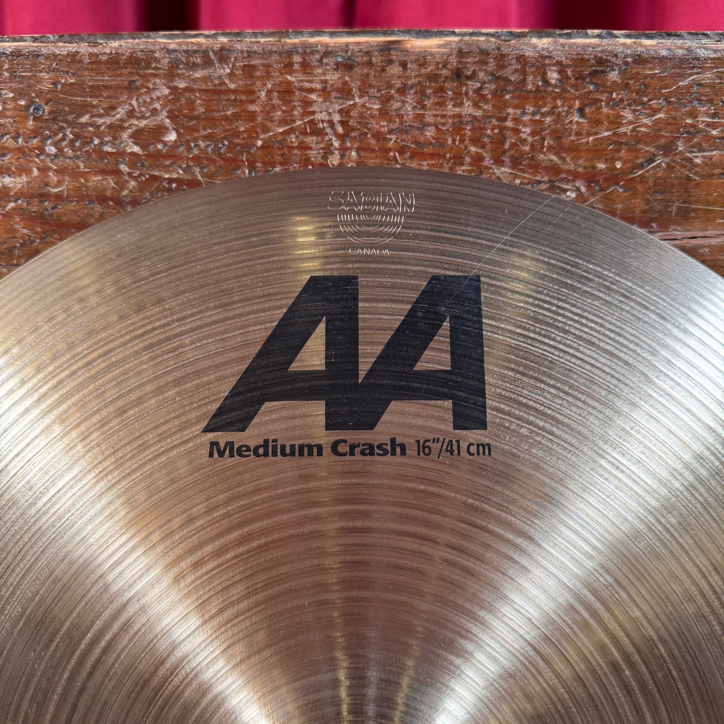 16" Sabian AA Medium Crash Cymbal 1246g *Video Demo*