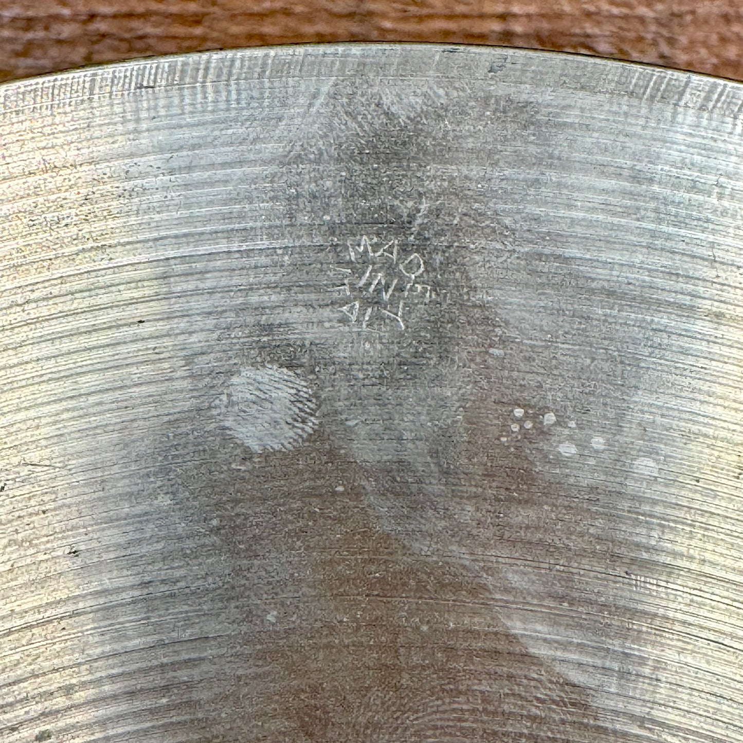 10" 1960s Zanchi Roto Cast Splash Cymbal Made in Italy 254g *Video Demo*