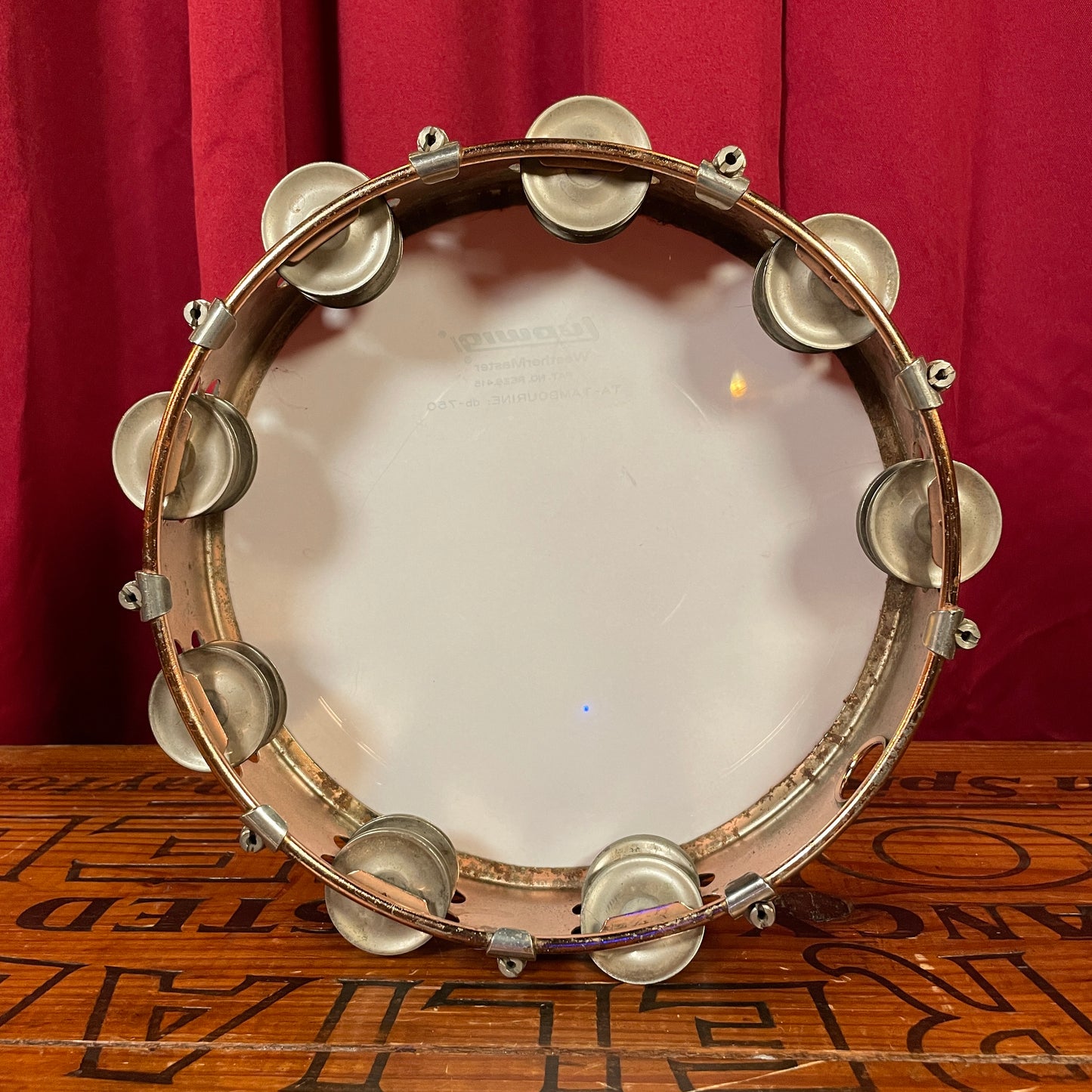 1960s Ludwig 10" Bronze Double Row Tunable Tambourine