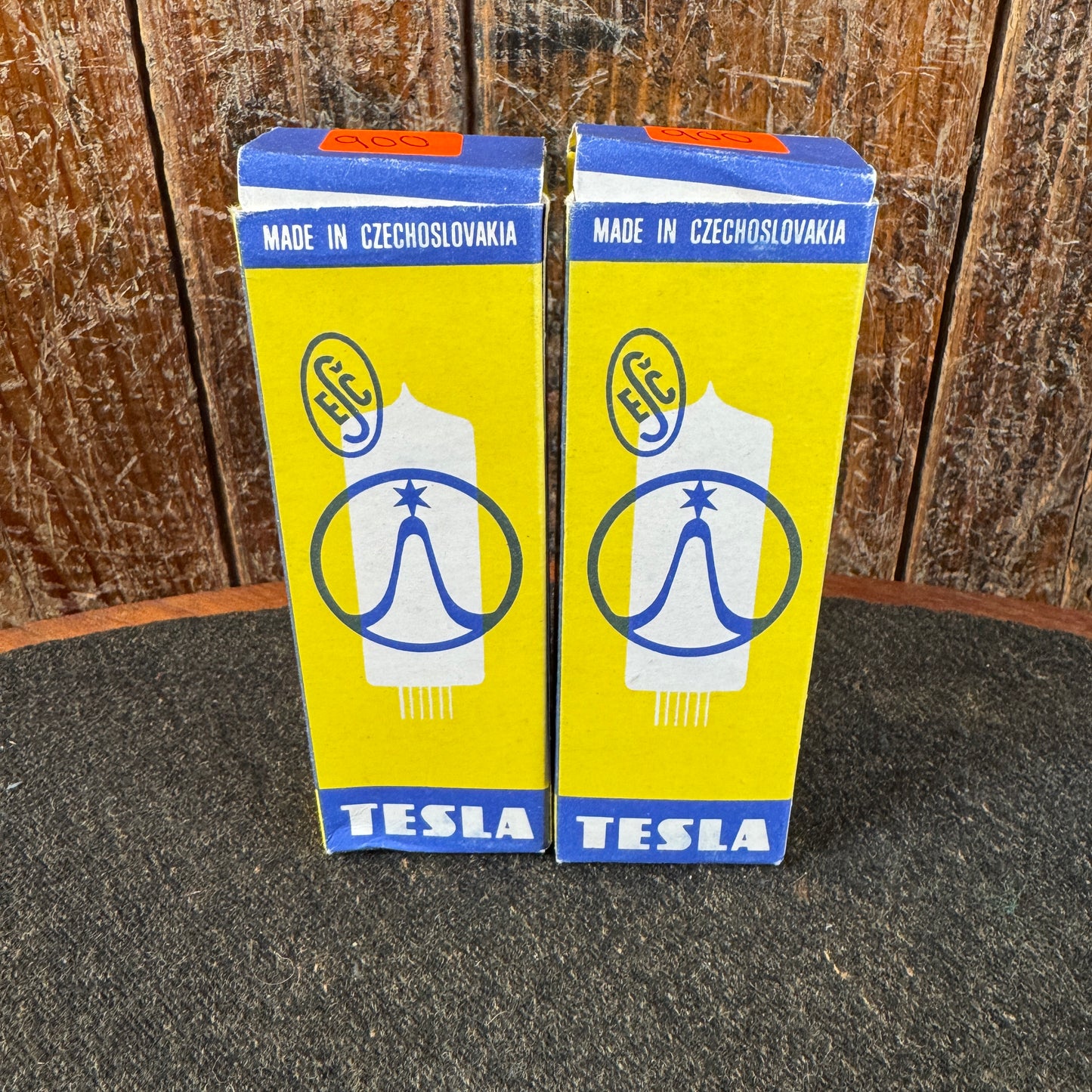 Tesla Cobalt Blue EL34 Amplifier Power Tubes Pair Duet #201