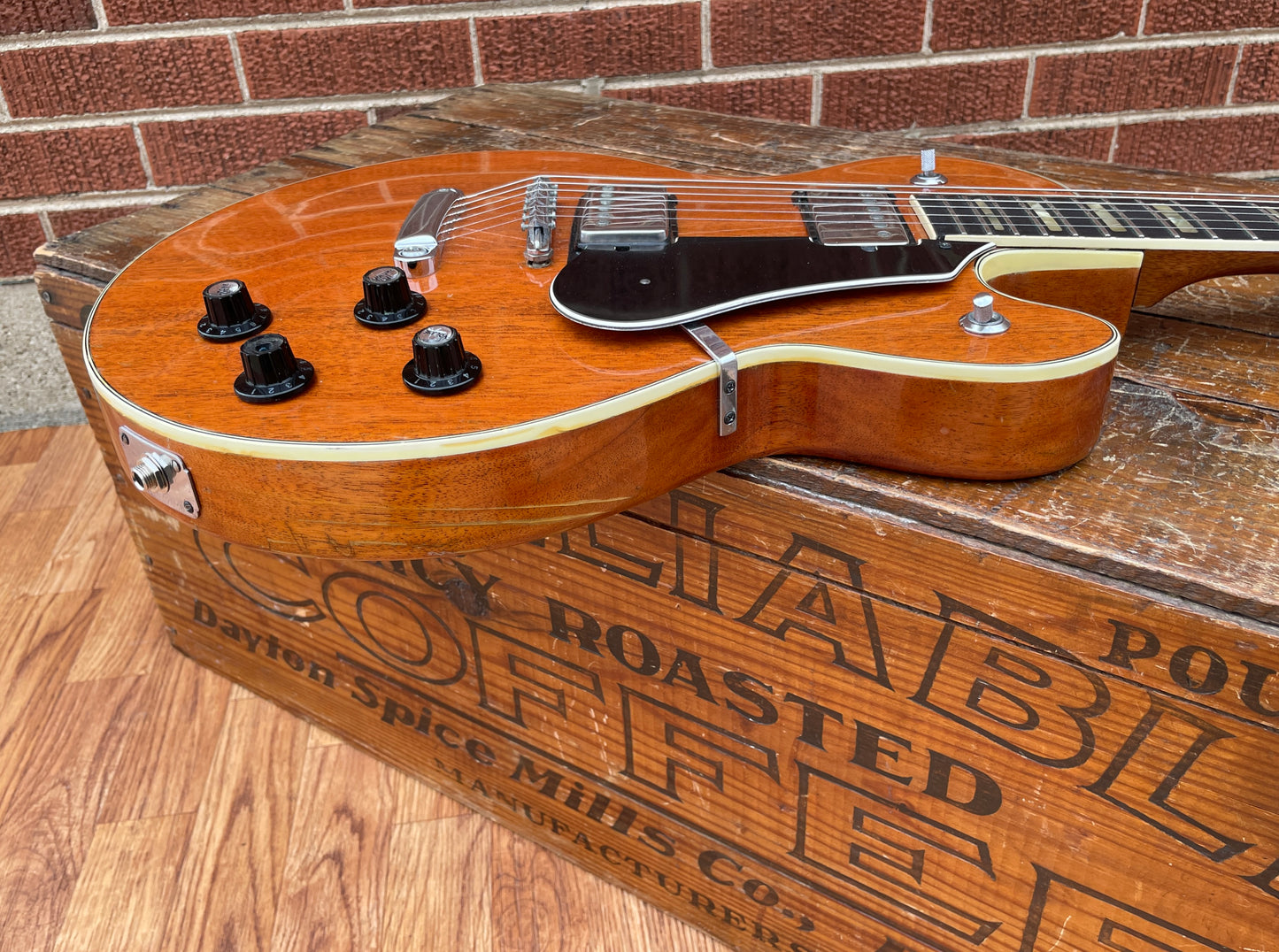 1975 Hagstrom Swede Electric Guitar Natural Mahogany w/ OHSC