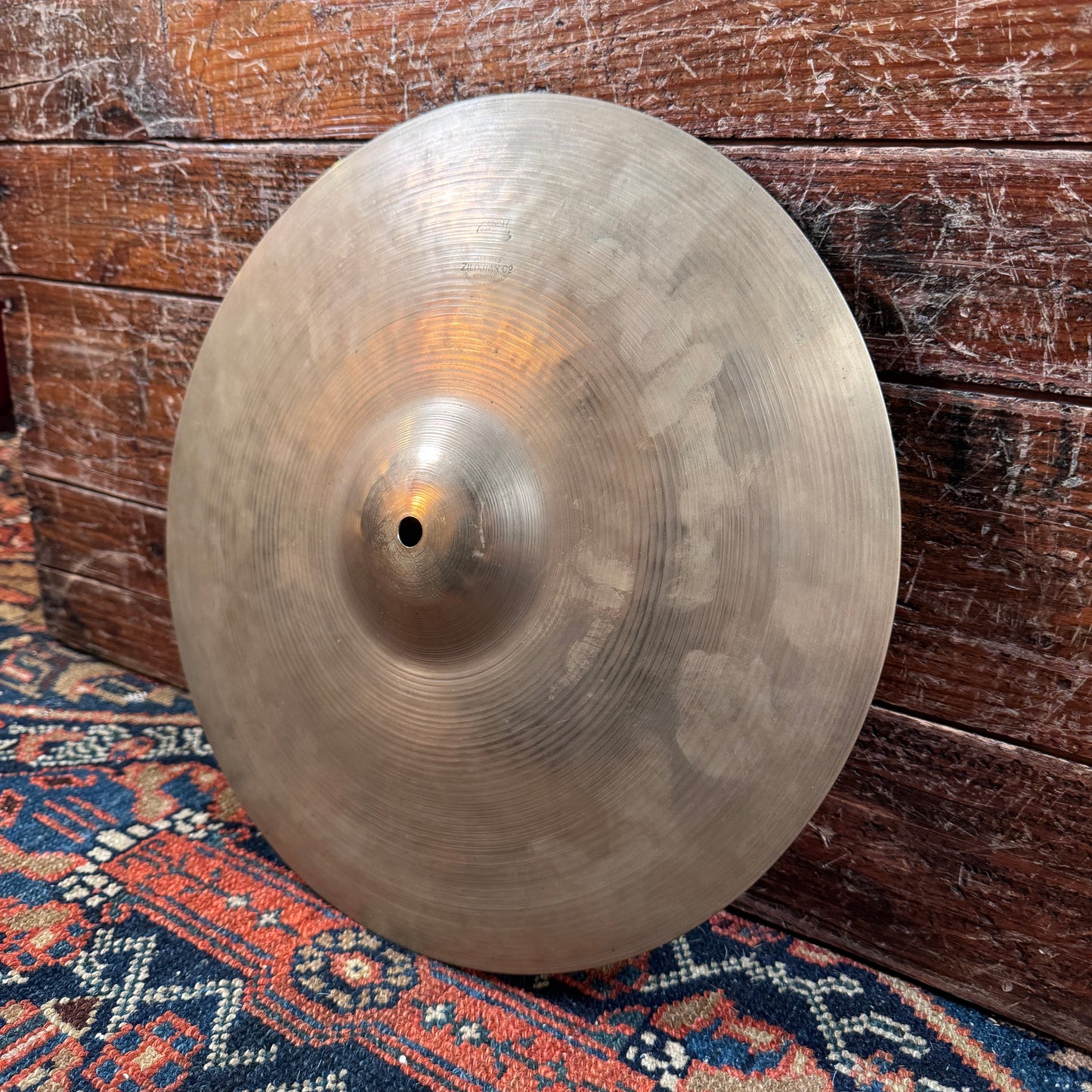 13" Zildjian A 1940s-50s Trans Stamp Crash / Hi-Hat Cymbal 558g *Video Demo*