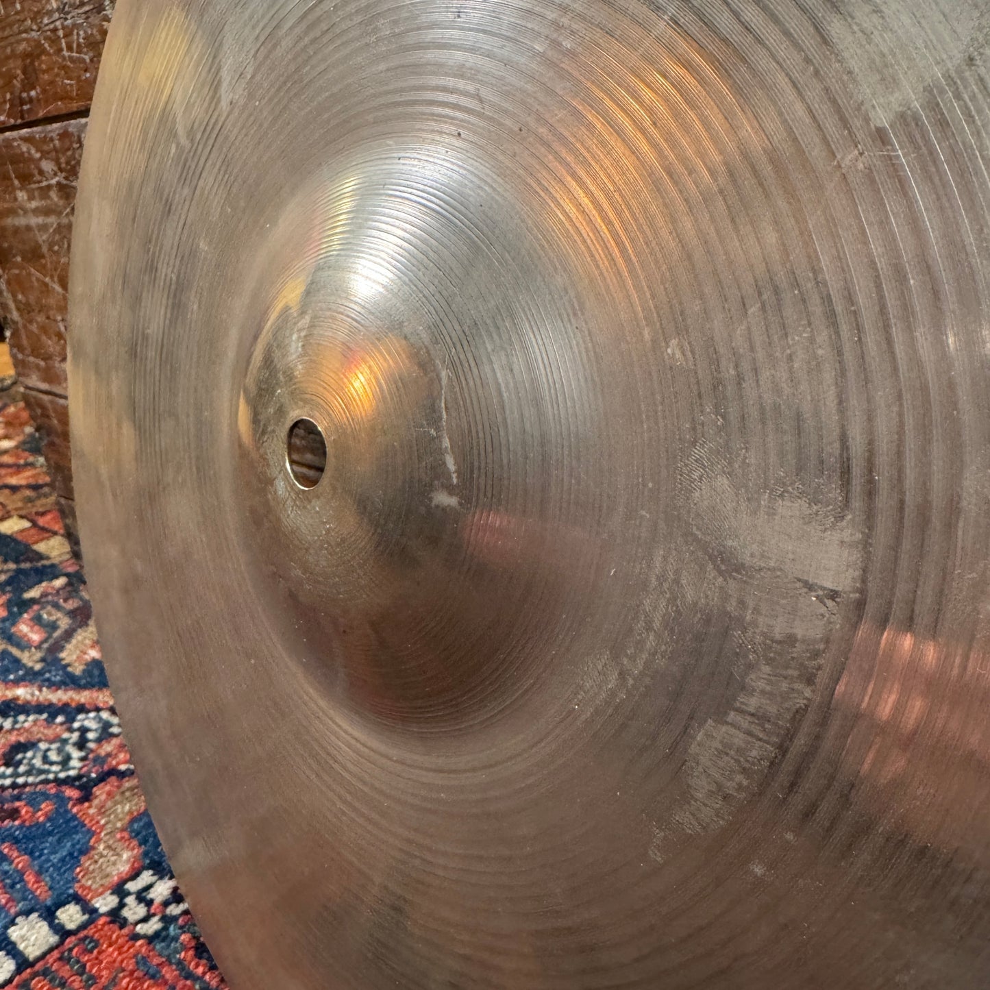 13" Zildjian A 1940s-50s Trans Stamp Crash / Hi-Hat Cymbal 558g *Video Demo*