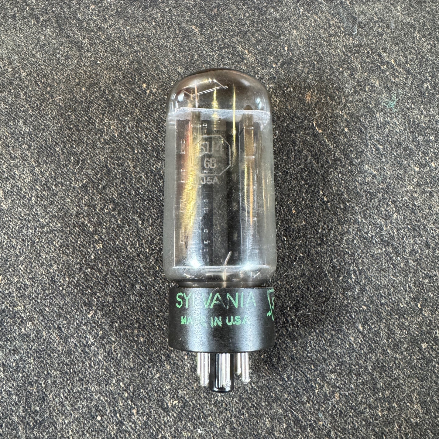 Vintage 1940s Sylvania 5U4GB Rectifier Tube Valve #196