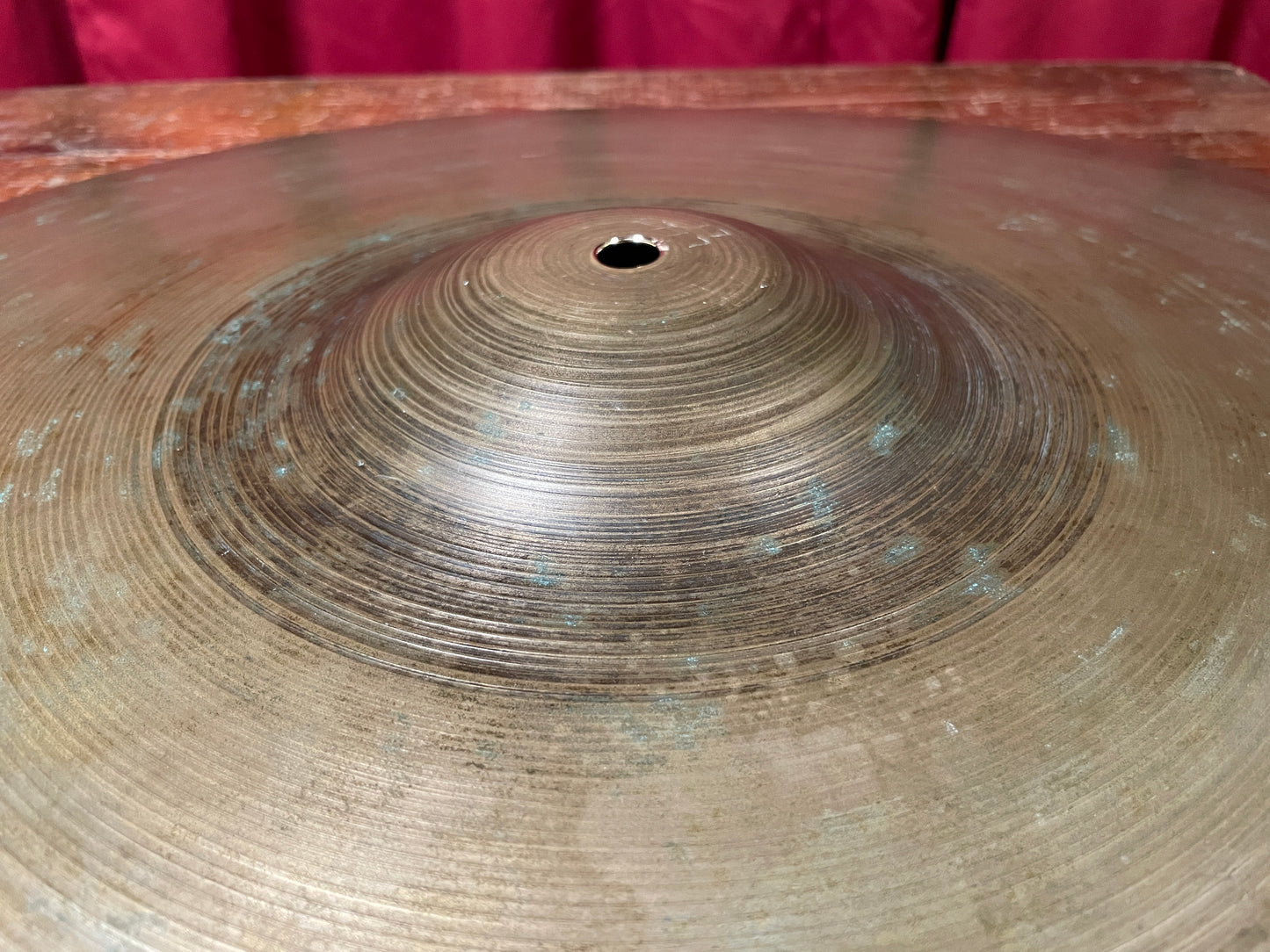 26" Zildjian A 1940s-50s Trans Stamp Ride Cymbal 4809g Repaired *Video Demo*