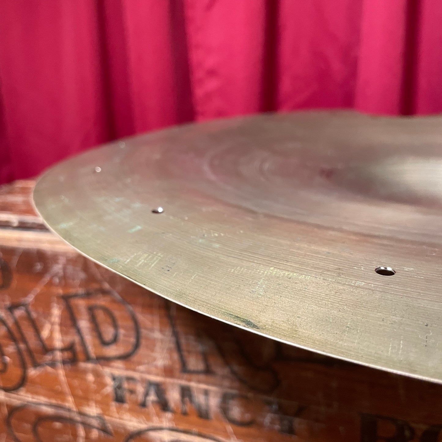 20" Zildjian A Trans Stamp Swish China Cymbal 1288g Repaired *Video Demo*
