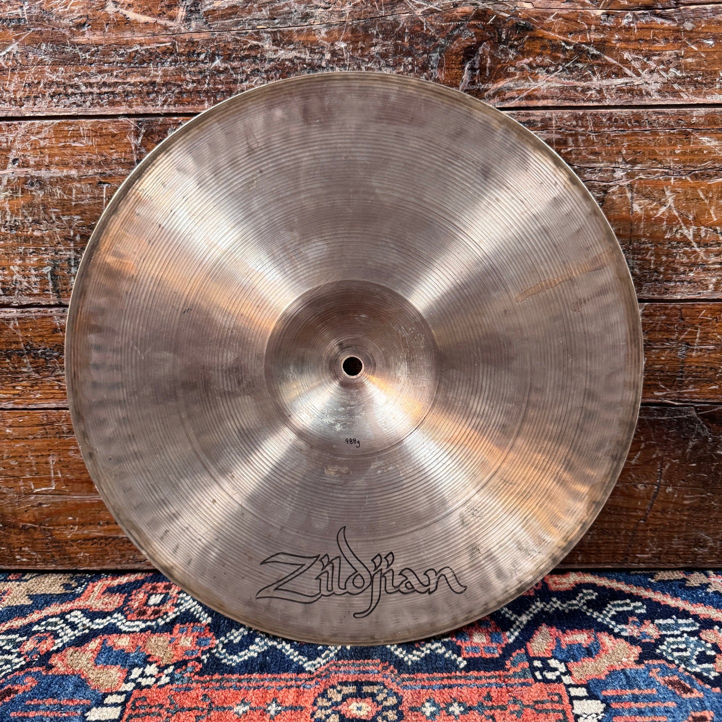 14" Zildjian A 1970s New Beat Hi-Hat Cymbal Pair 988g/1272g *Video Demo*