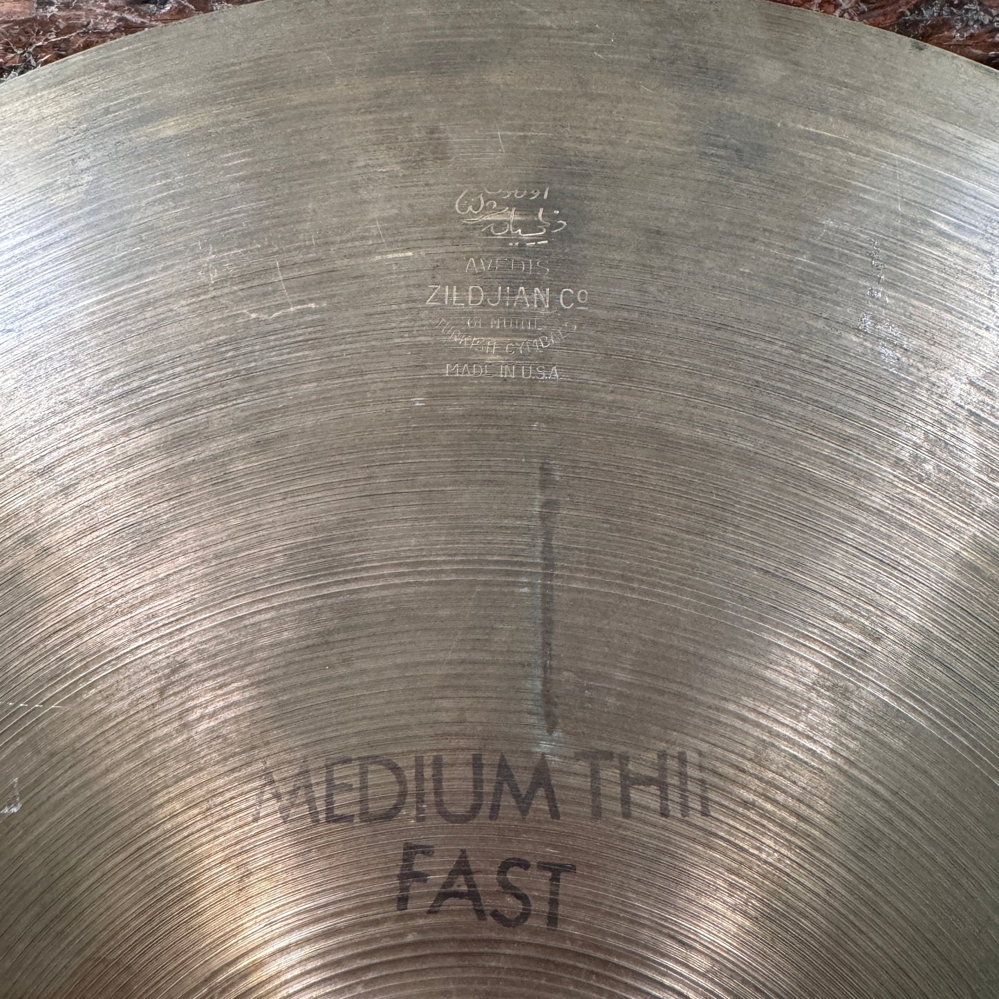 15" Zildjian A 1950s Small Stamp Medium Thin Fast Crash Cymbal 842g *Video Demo*
