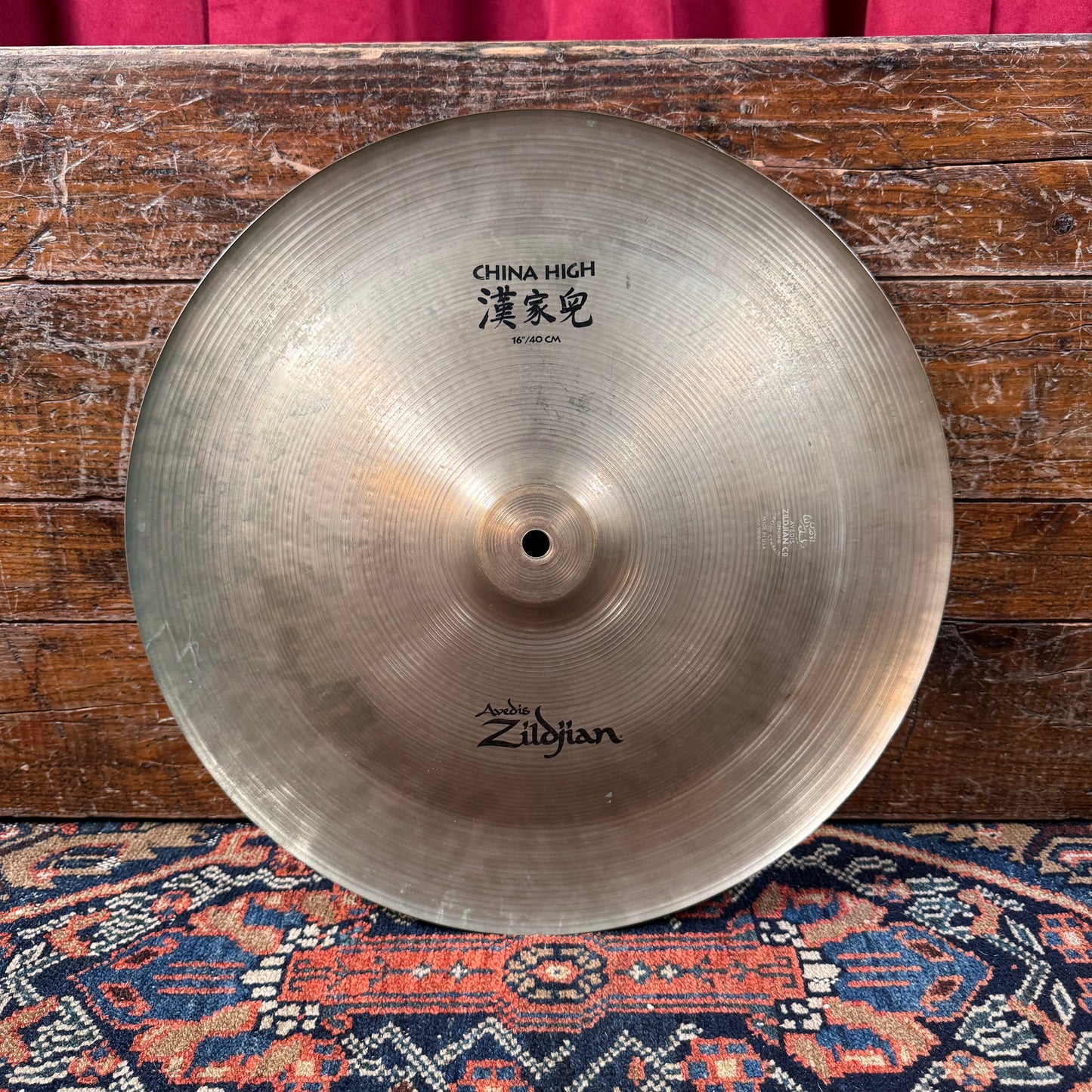 16" Zildjian A China High Cymbal 980g *Video Demo*