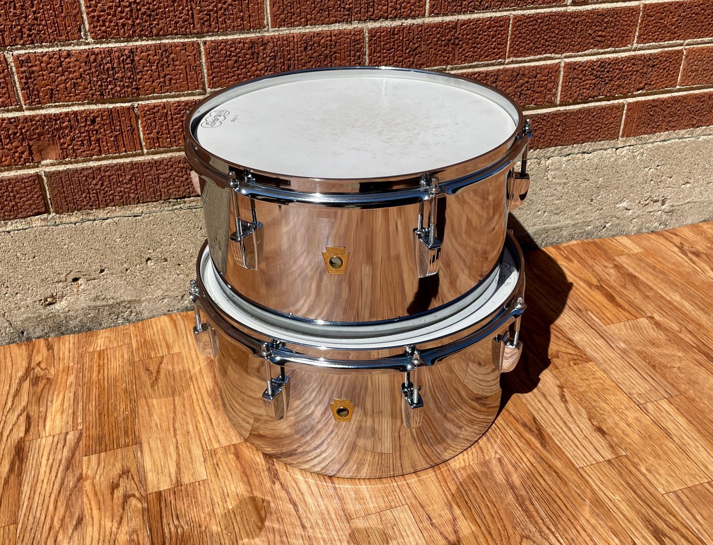 1960s Ludwig 13" & 14" No. 2359 Timbales Chrome