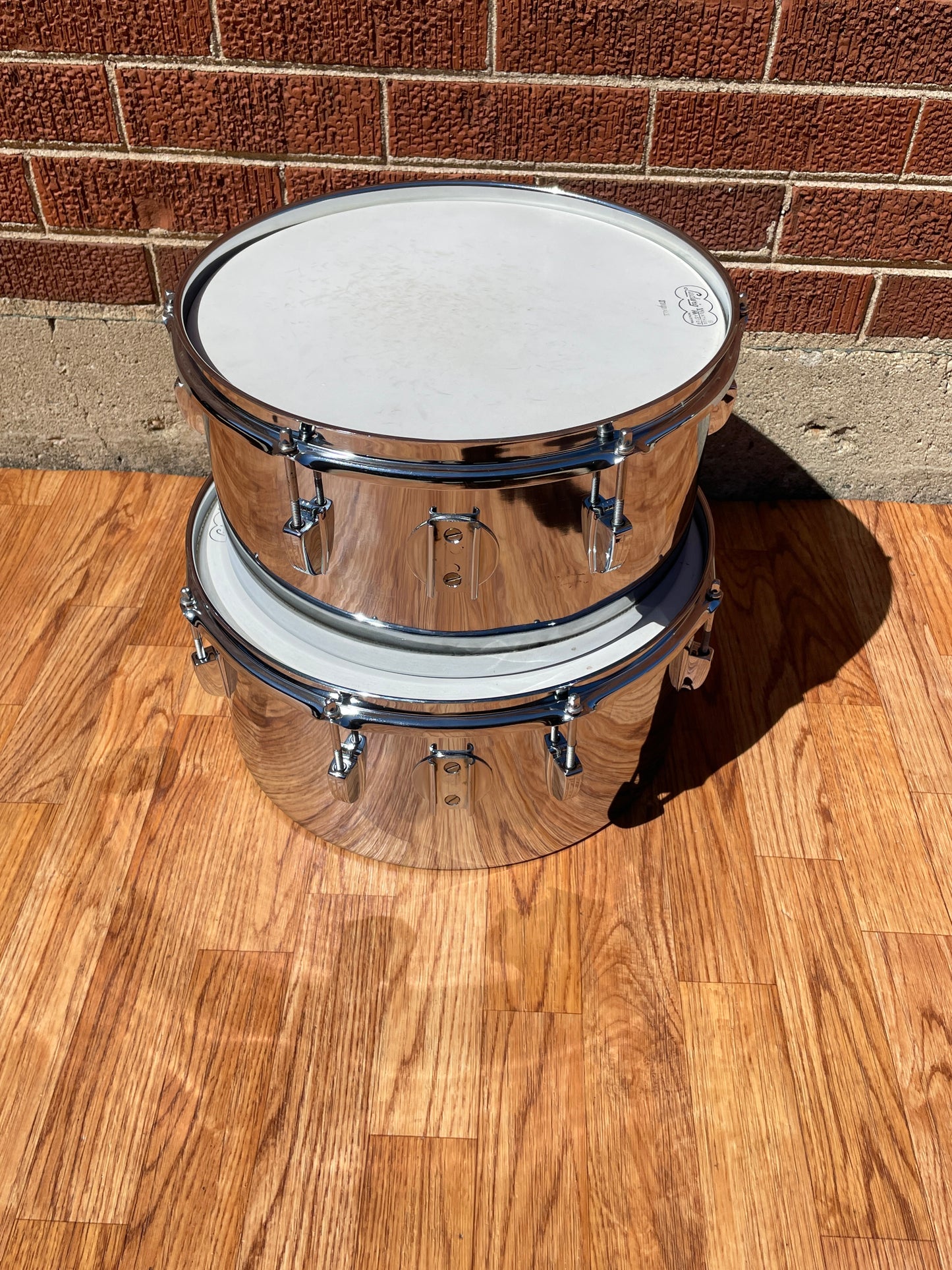 1960s Ludwig 13" & 14" No. 2359 Timbales Chrome