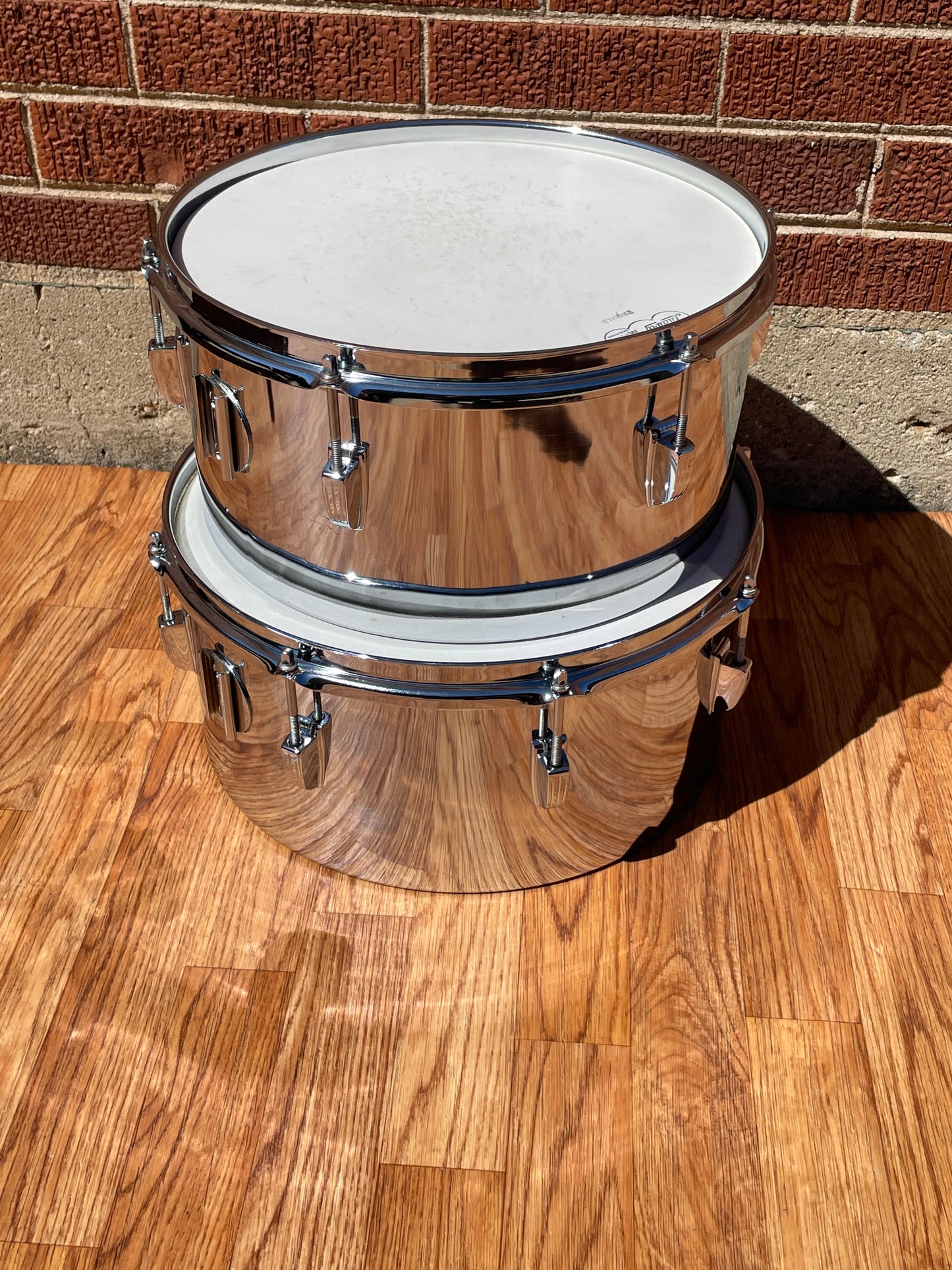 1960s Ludwig 13" & 14" No. 2359 Timbales Chrome