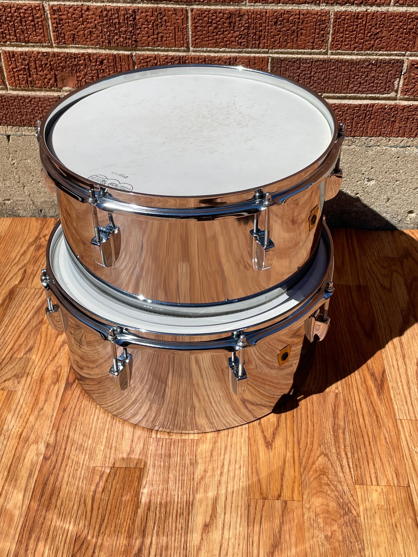 1960s Ludwig 13" & 14" No. 2359 Timbales Chrome