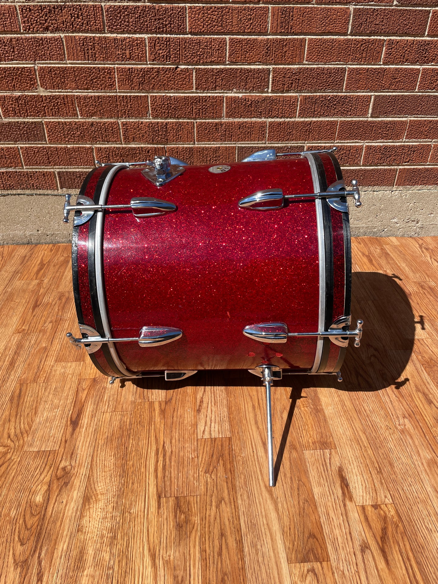 1960s Star 14x16 Bass Drum Red Sparkle MIJ Pre-Tama