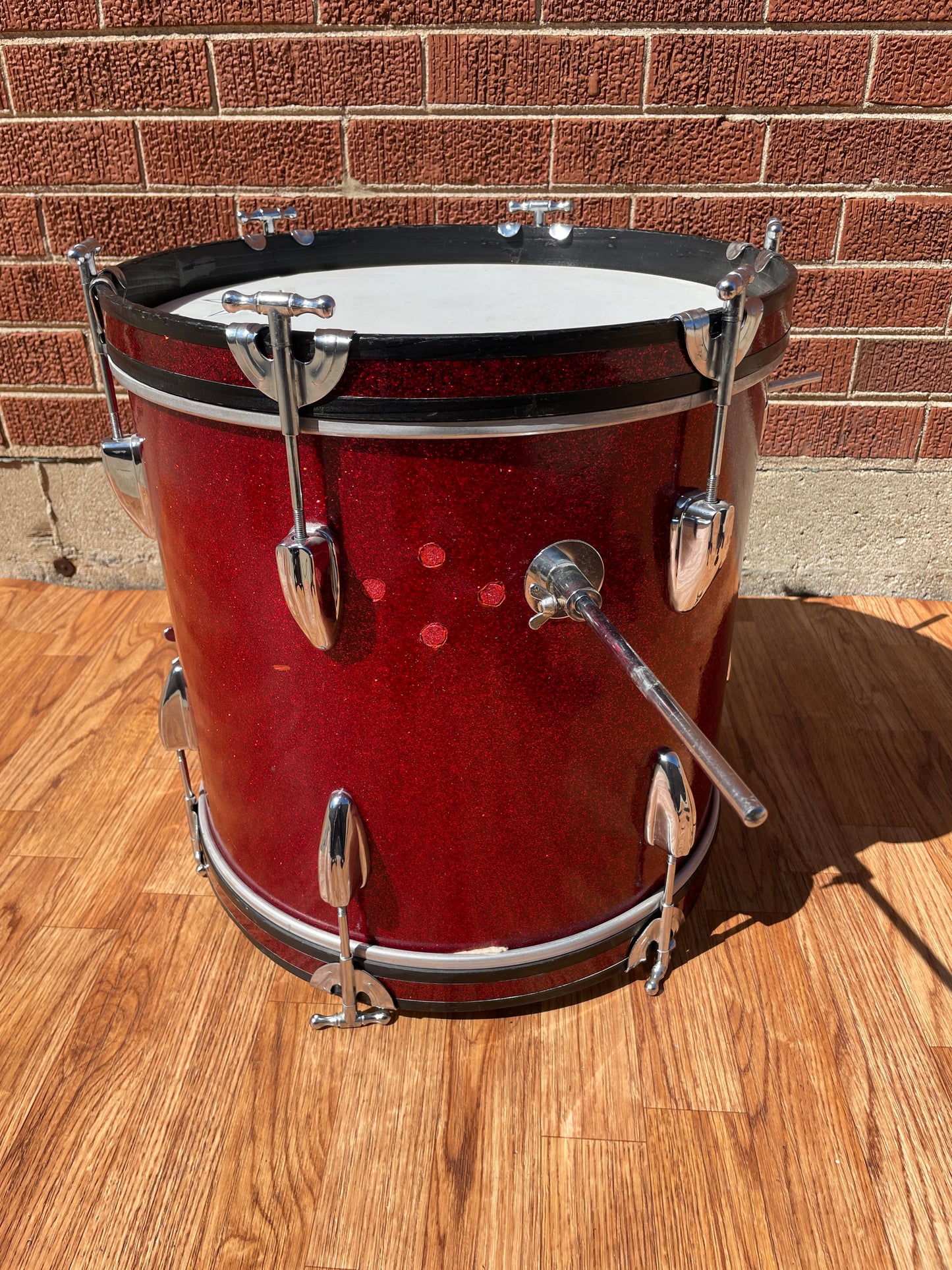 1960s Star 14x16 Bass Drum Red Sparkle MIJ Pre-Tama
