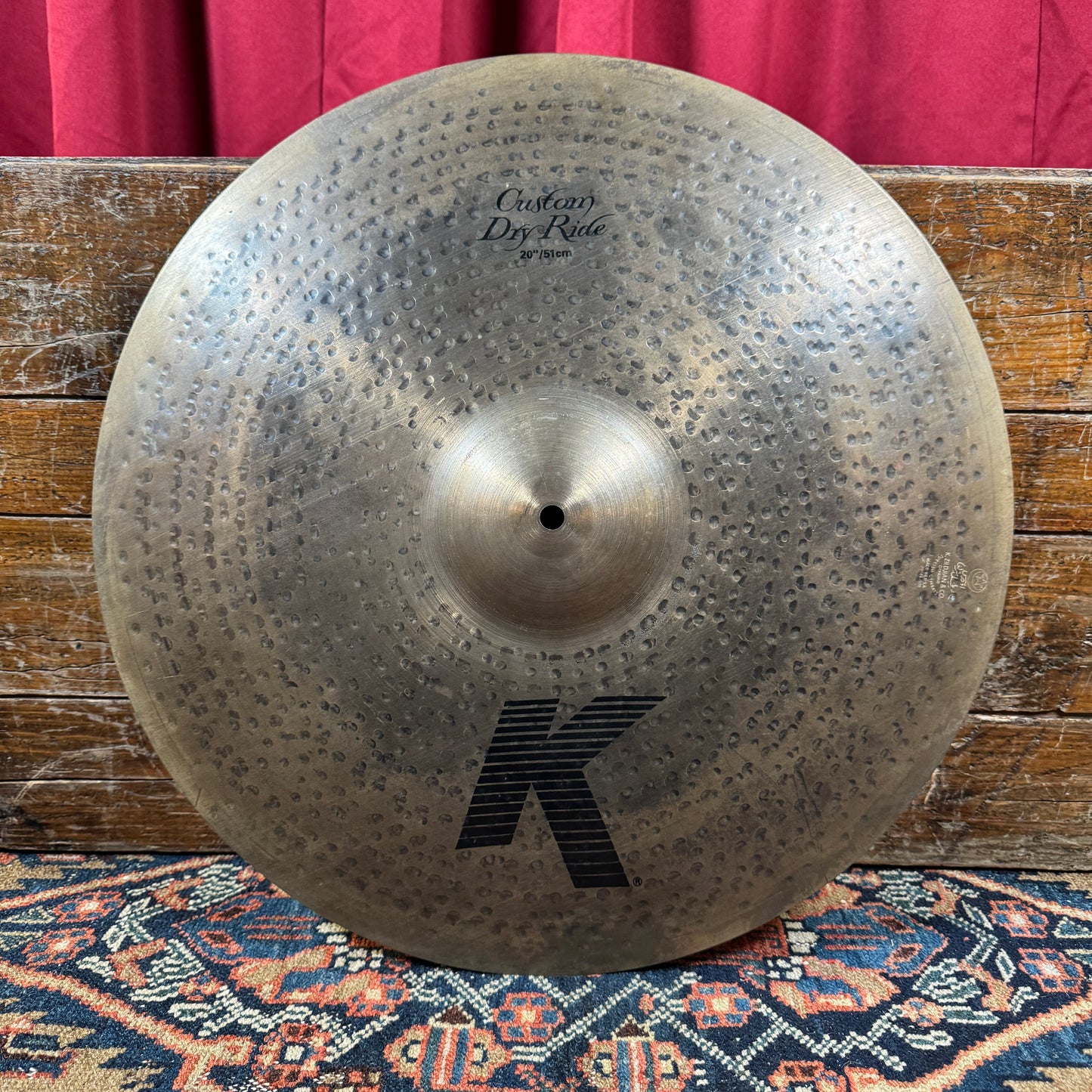 20" Zildjian K Custom Dry Ride Cymbal 3098g *Video Demo*
