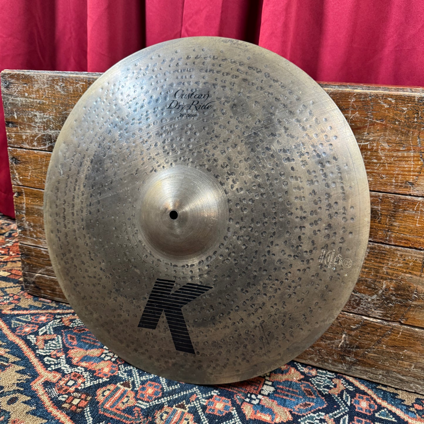 20" Zildjian K Custom Dry Ride Cymbal 3098g *Video Demo*