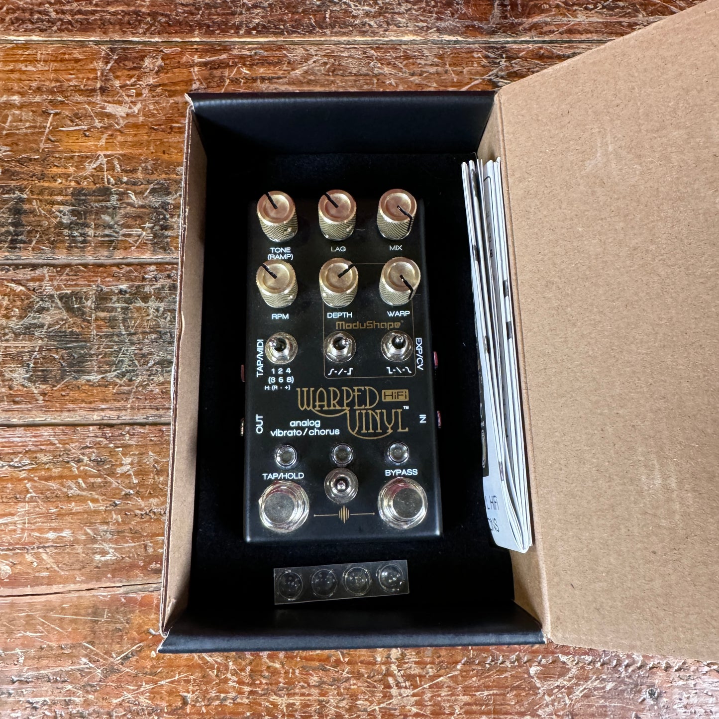 Chase Bliss Warped Vinyl HiFi Analog Vibrato Chorus w/ Box