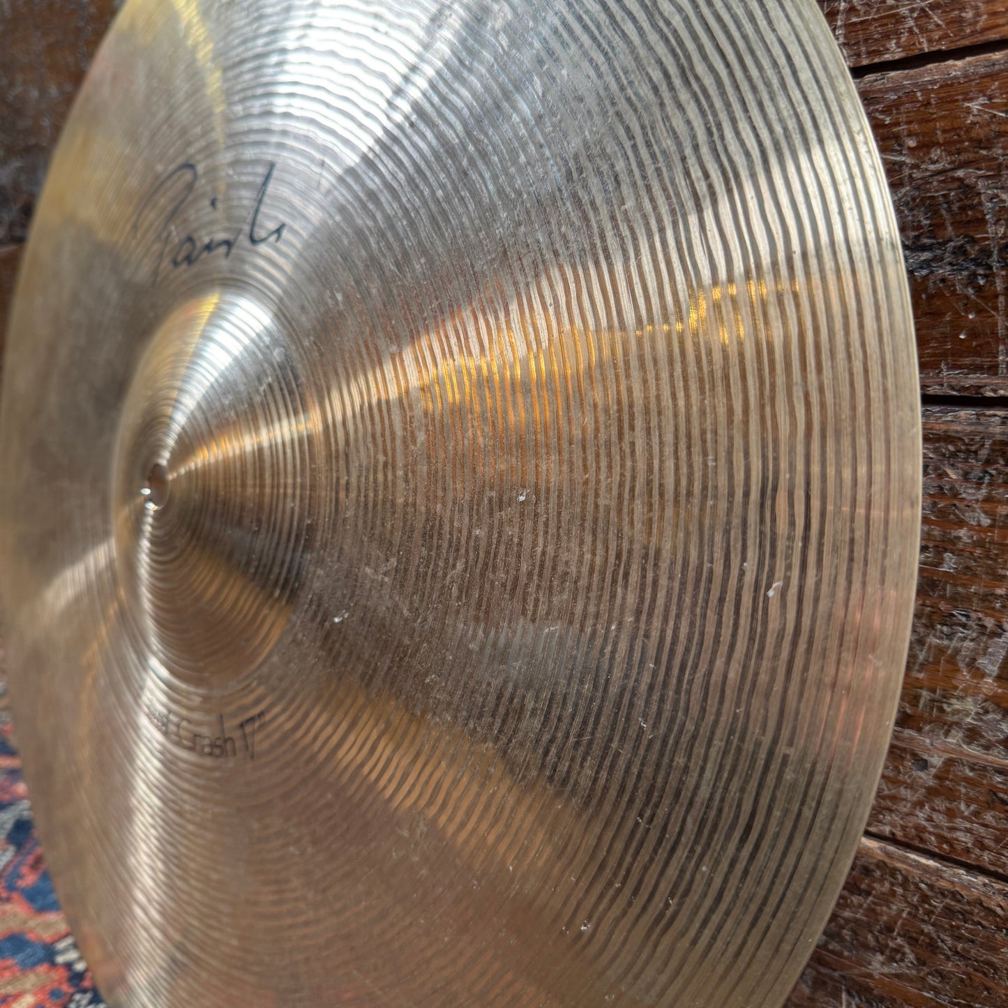17" Paiste Signature Fast Crash Cymbal 1108g Repaired *Video Demo*