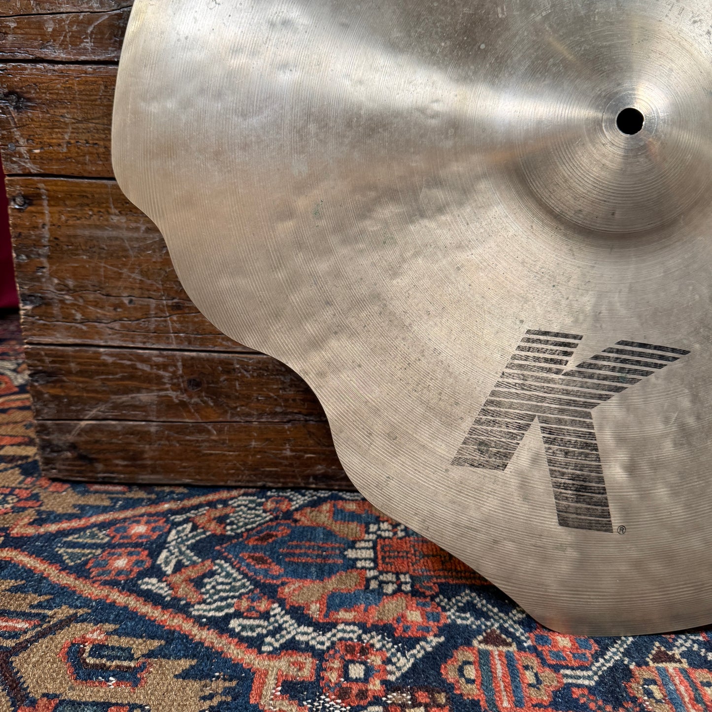 22" Zildjian K Ride Cymbal 2873g Repaired