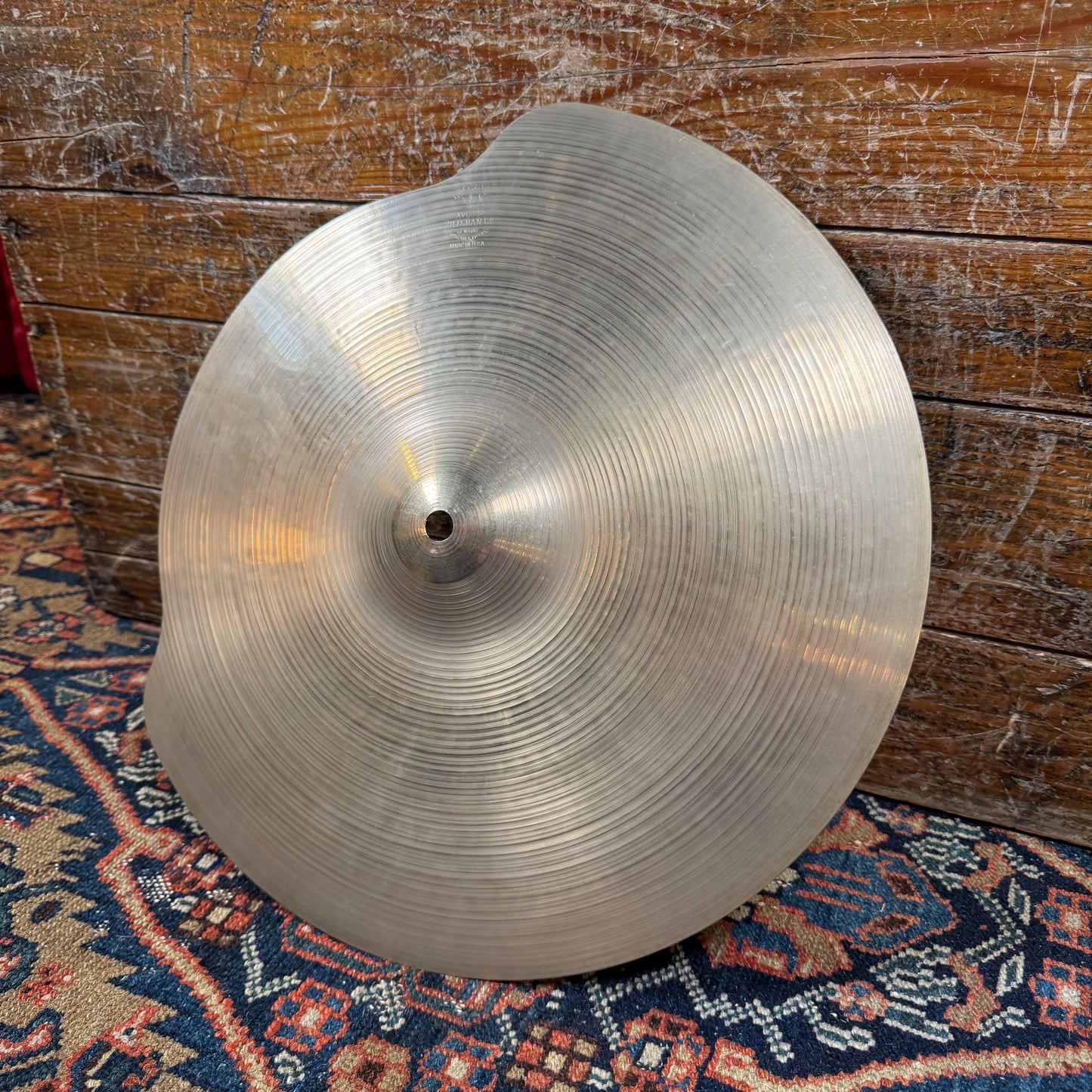 16" Zildjian A 1970s Crash Cymbal 1014g Repaired