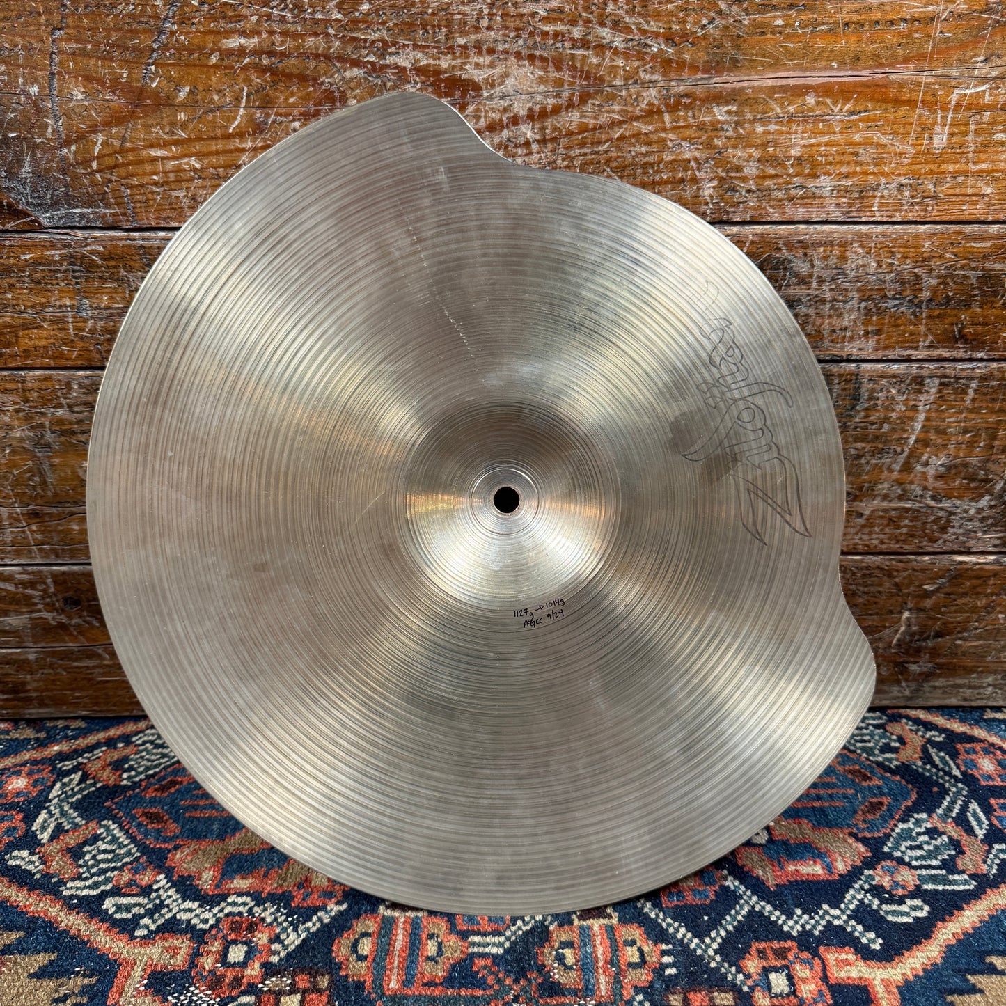 16" Zildjian A 1970s Crash Cymbal 1014g Repaired