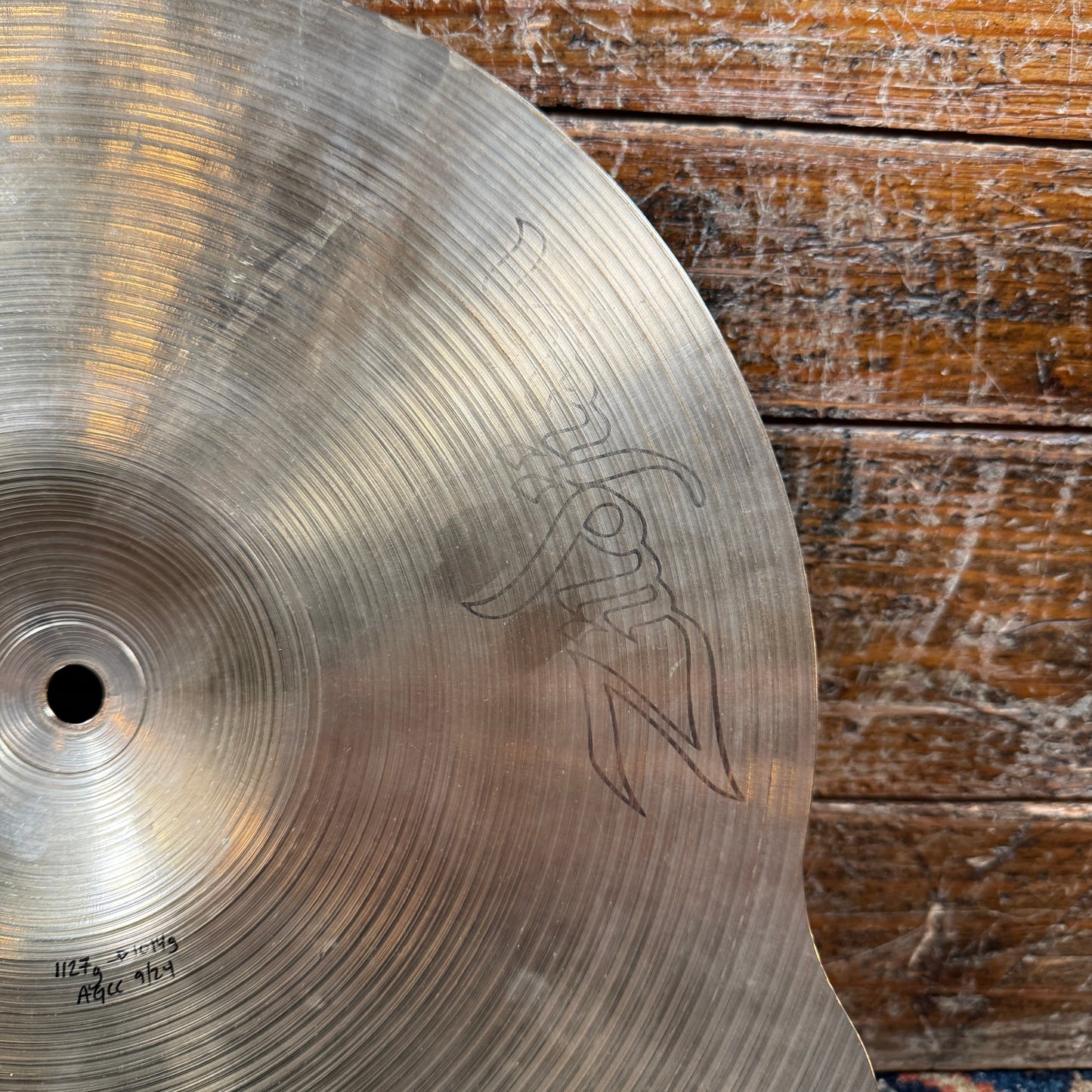 16" Zildjian A 1970s Crash Cymbal 1014g Repaired