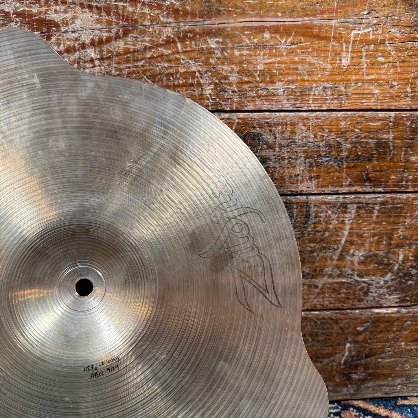 16" Zildjian A 1970s Crash Cymbal 1014g Repaired