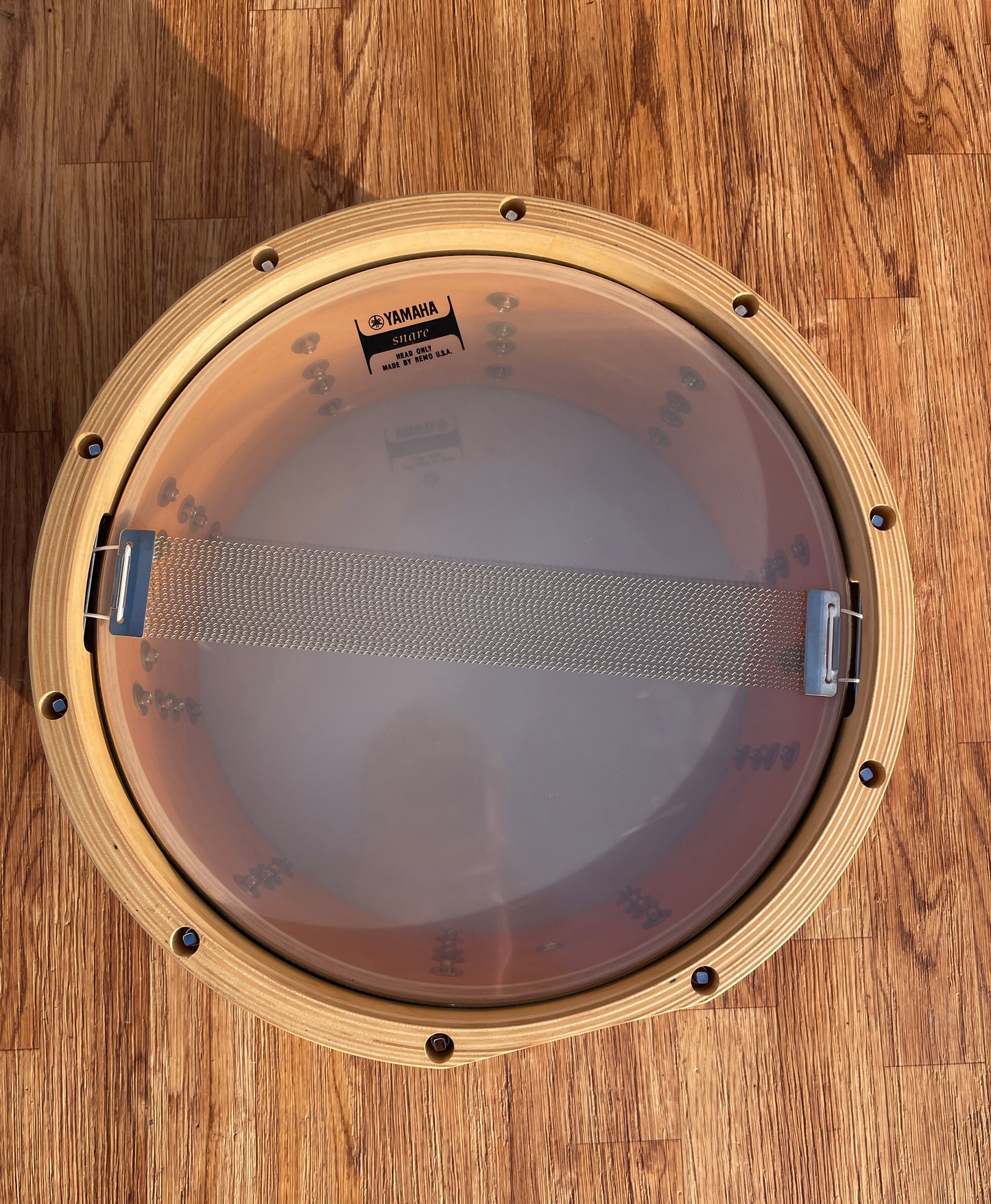 Yamaha Anton Fig 6x14 Snare Drum Black w/ Maple Wood Hoops MIJ